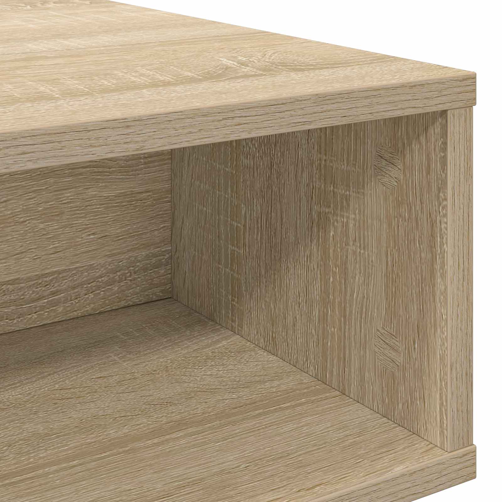Salontafel Sonoma Eiken 105 x 50 x 32,5 cm Bewerkt hout is nu te koop bij PeponiXL, paradijselijk wonen!