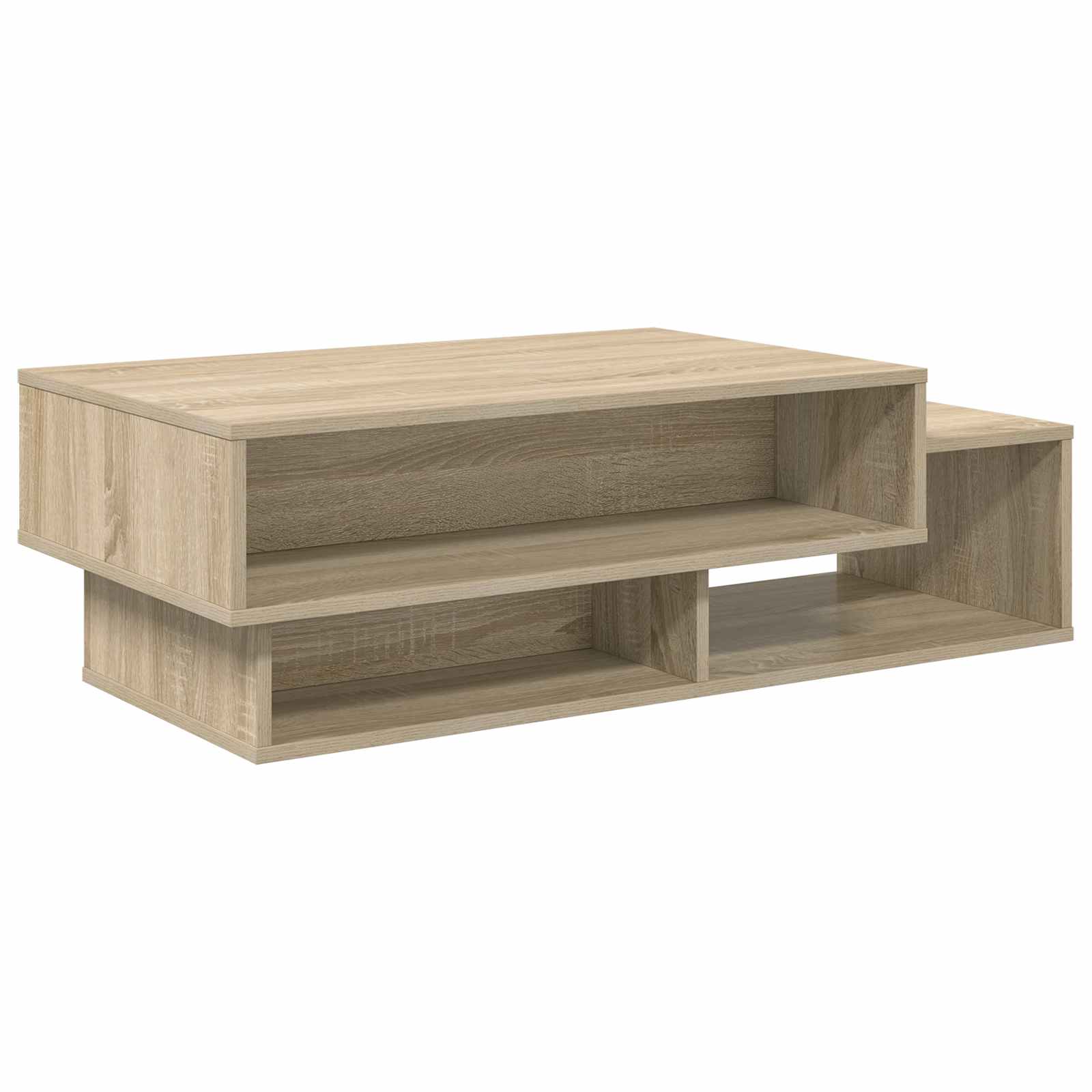 Salontafel Sonoma Eiken 105 x 50 x 32,5 cm Bewerkt hout is nu te koop bij PeponiXL, paradijselijk wonen!