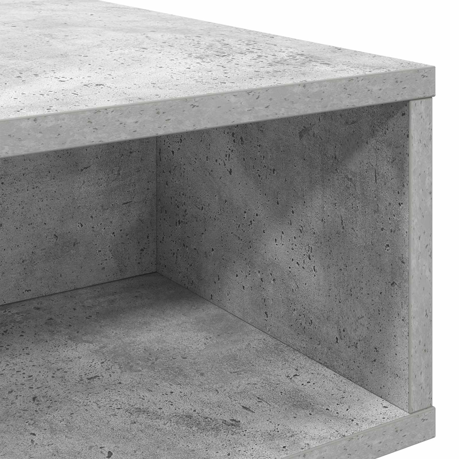 Salontafel Beton Grijs 105 x 50 x 32,5 cm Bewerkt hout is nu te koop bij PeponiXL, paradijselijk wonen!