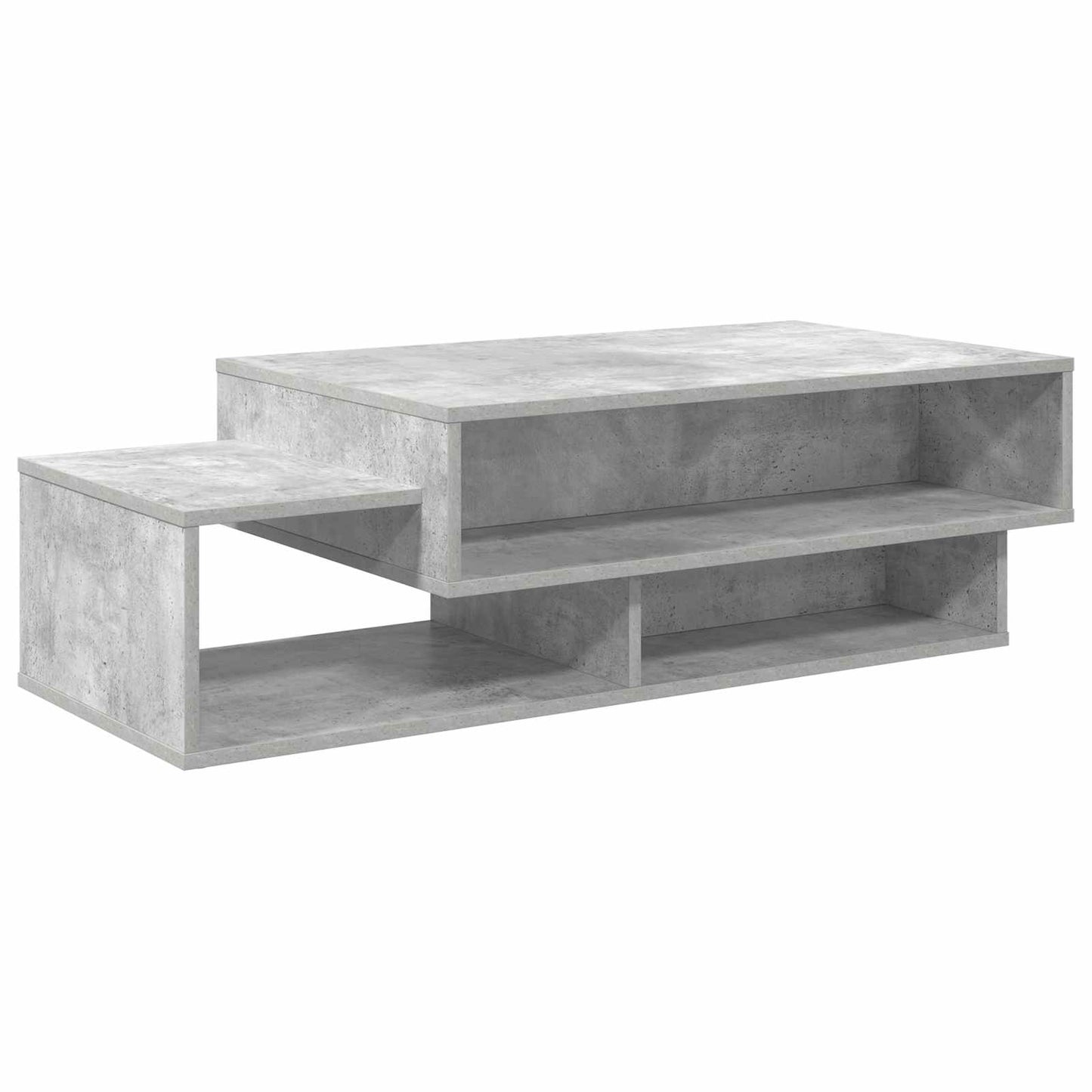 Salontafel Beton Grijs 105 x 50 x 32,5 cm Bewerkt hout is nu te koop bij PeponiXL, paradijselijk wonen!