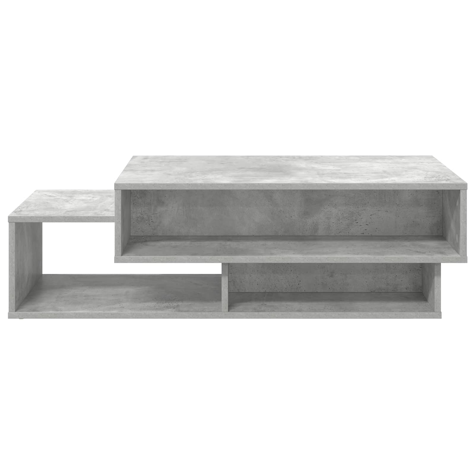 Salontafel Beton Grijs 105 x 50 x 32,5 cm Bewerkt hout is nu te koop bij PeponiXL, paradijselijk wonen!