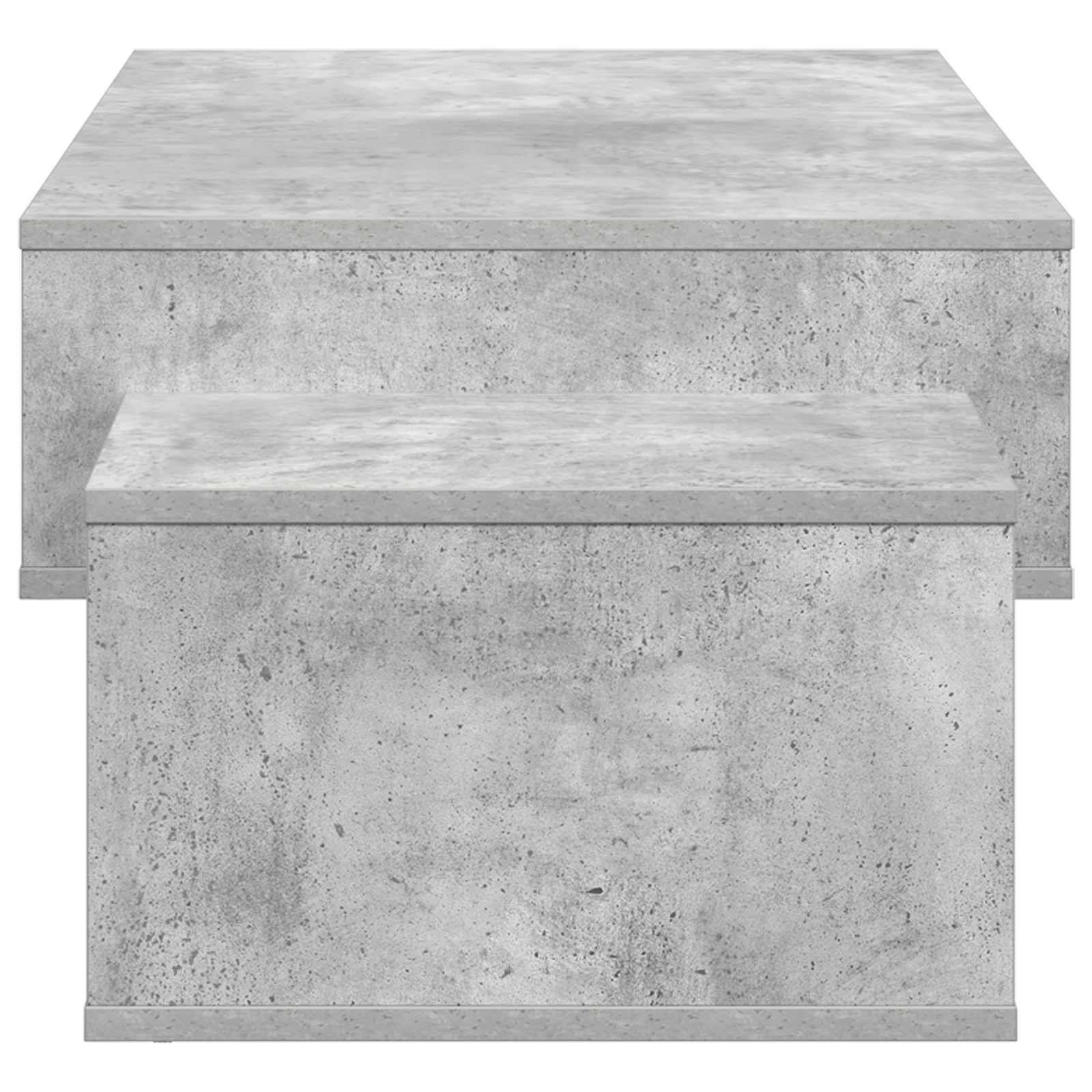 Salontafel Beton Grijs 105 x 50 x 32,5 cm Bewerkt hout is nu te koop bij PeponiXL, paradijselijk wonen!