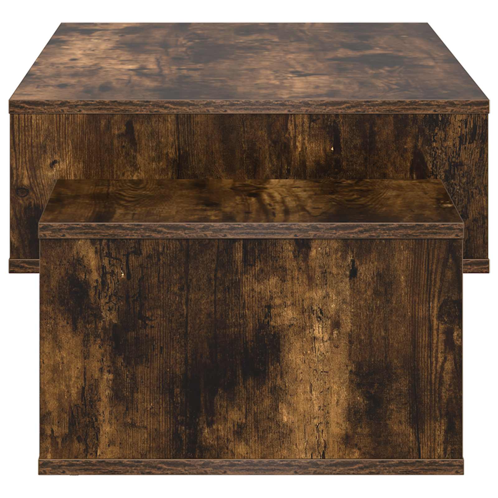 Salontafel Gerookt eiken 105 x 50 x 32,5 cm Bewerkt hout is nu te koop bij PeponiXL, paradijselijk wonen!