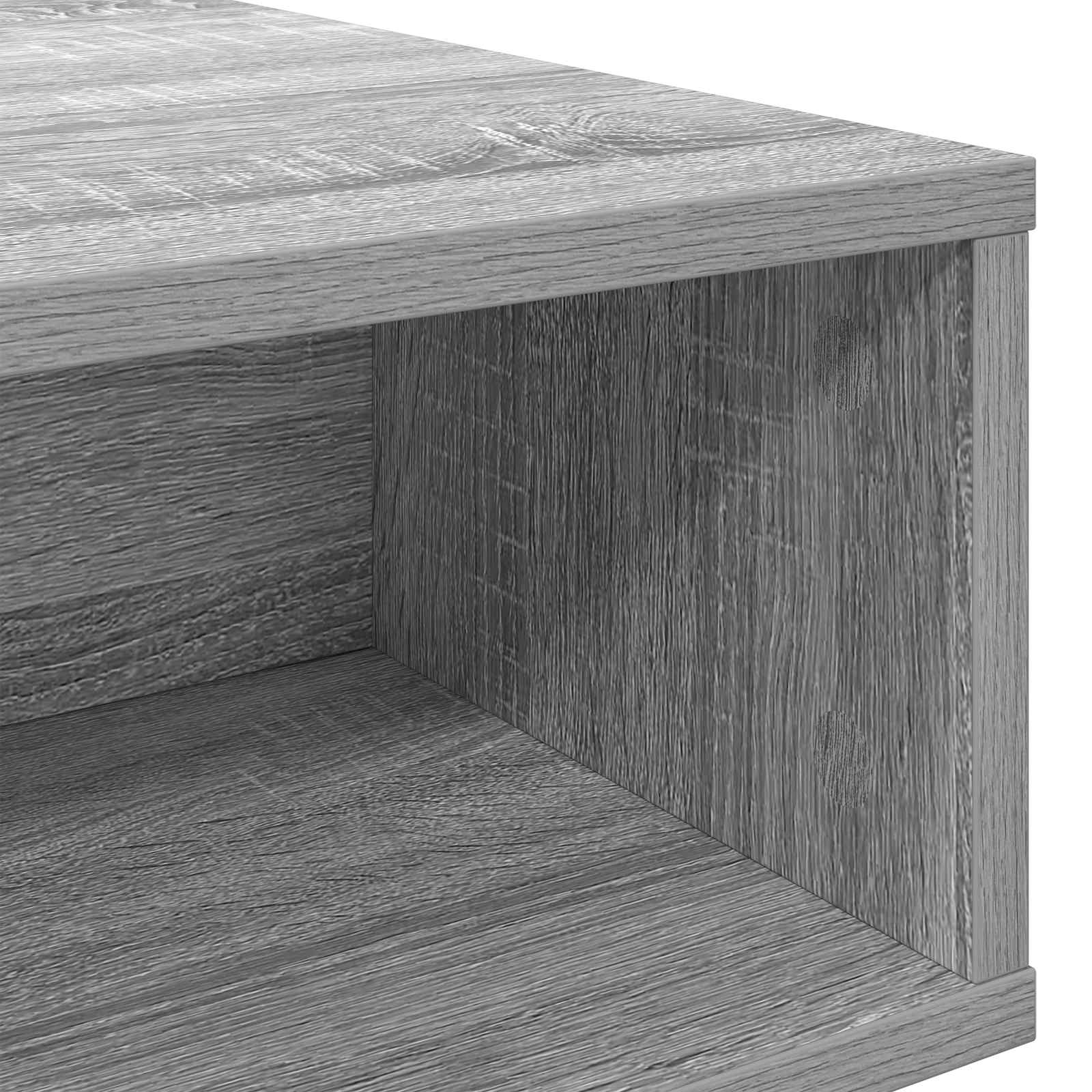 Salontafel Grijs Sonoma 105 x 50 x 32,5 cm Bewerkt hout is nu te koop bij PeponiXL, paradijselijk wonen!