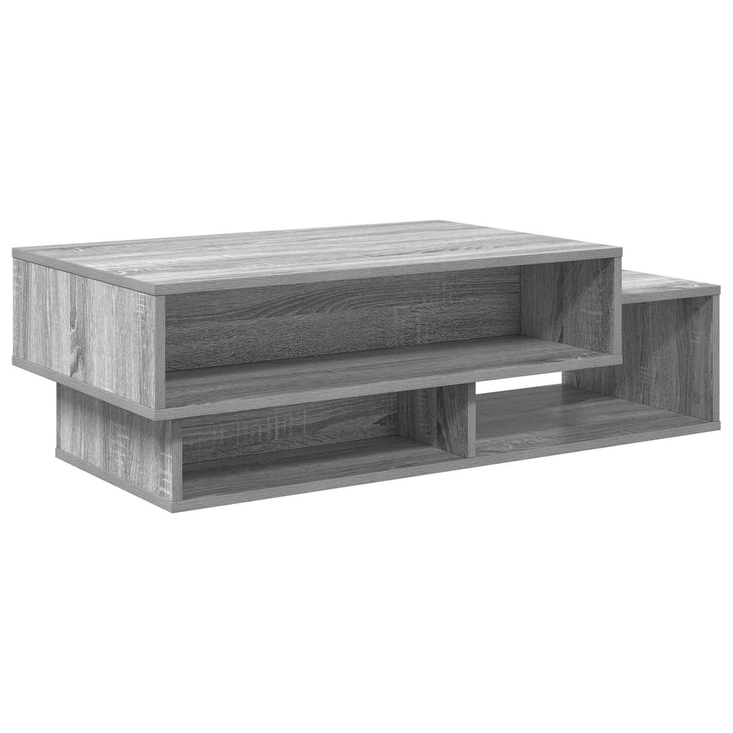 Salontafel Grijs Sonoma 105 x 50 x 32,5 cm Bewerkt hout is nu te koop bij PeponiXL, paradijselijk wonen!