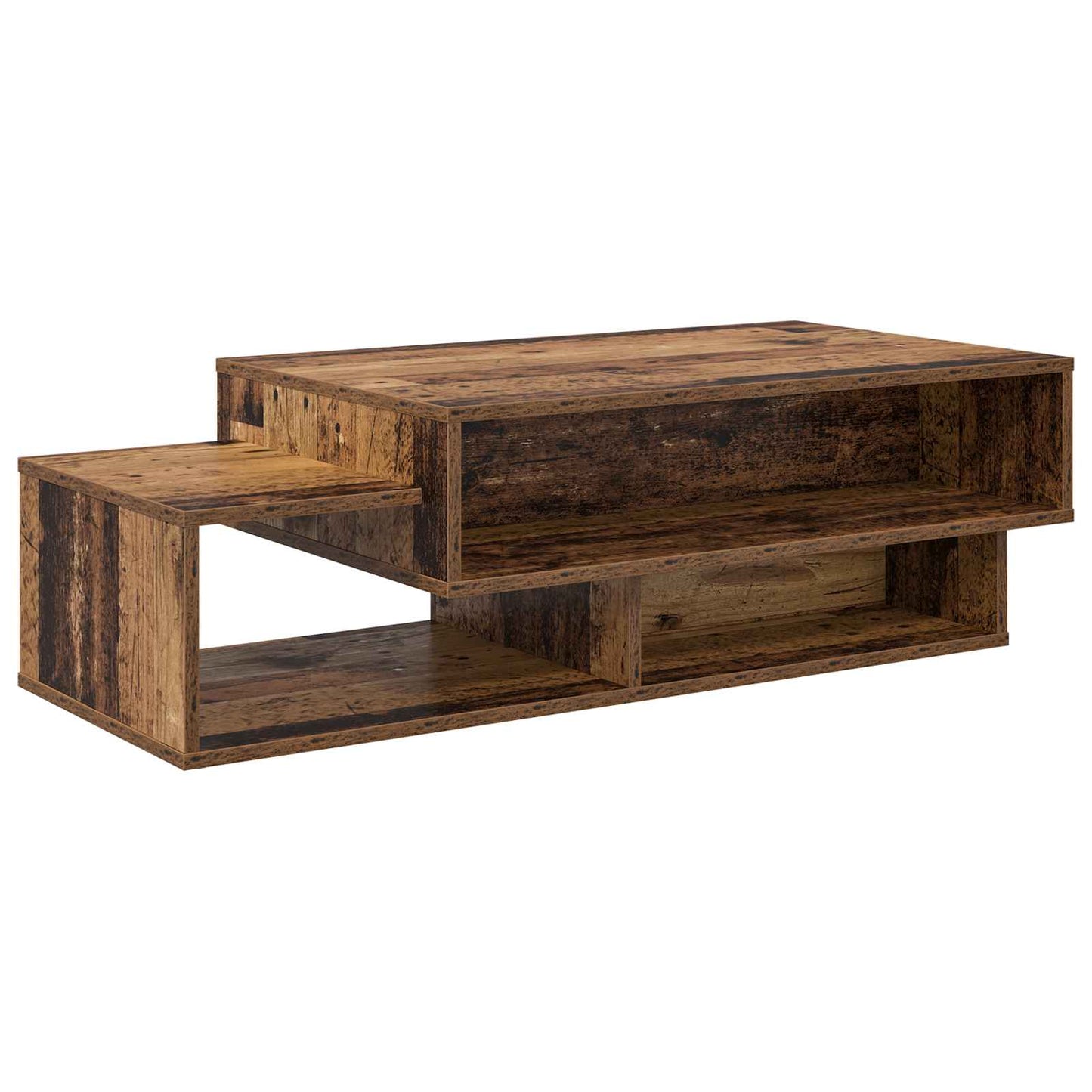 Salontafel Oudhout 105 x 50 x 32,5 cm Bewerkt hout is nu te koop bij PeponiXL, paradijselijk wonen!