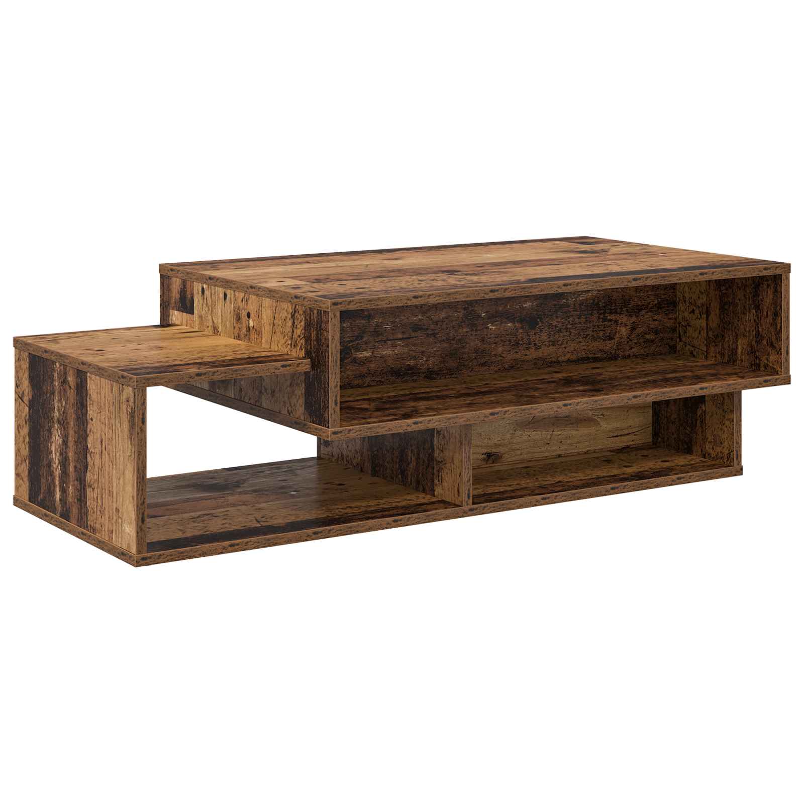 Salontafel Oudhout 105 x 50 x 32,5 cm Bewerkt hout is nu te koop bij PeponiXL, paradijselijk wonen!