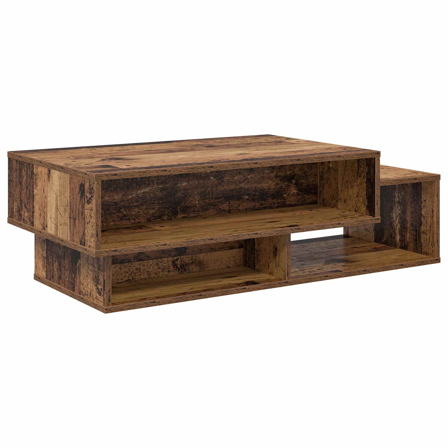 Salontafel Oudhout 105 x 50 x 32,5 cm Bewerkt hout is nu te koop bij PeponiXL, paradijselijk wonen!