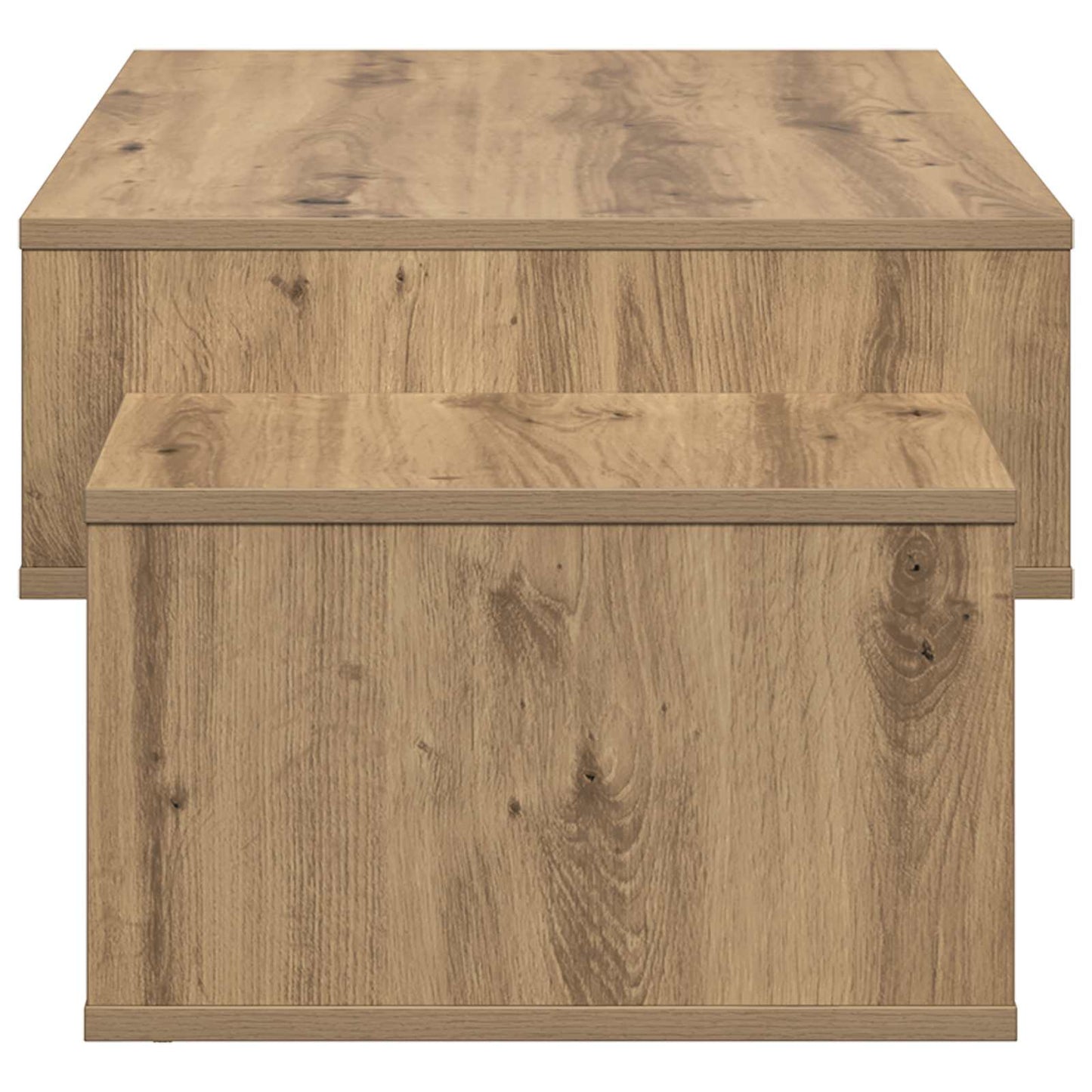 Salontafel Artisan Eiken 105 x 50 x 32,5 cm Bewerkt hout is nu te koop bij PeponiXL, paradijselijk wonen!