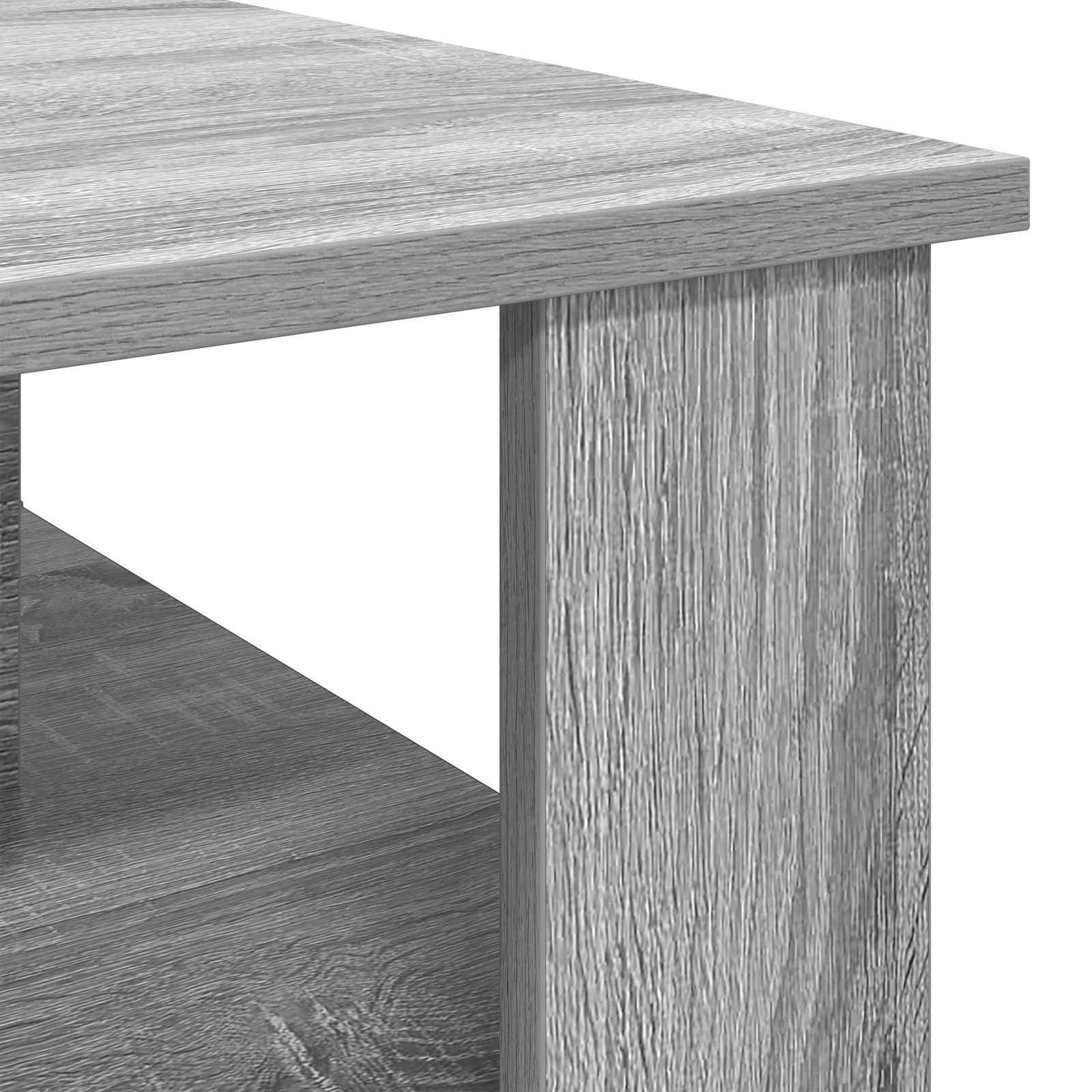 Salontafel Grijs Sonoma 90 x 50 x 40 cm Bewerkt hout is nu te koop bij PeponiXL, paradijselijk wonen!