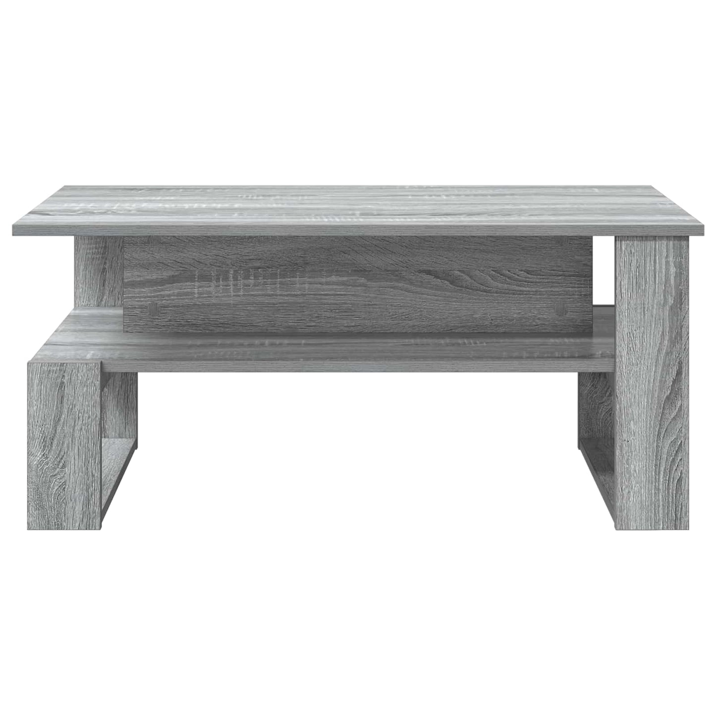 Salontafel Grijs Sonoma 90 x 50 x 40 cm Bewerkt hout is nu te koop bij PeponiXL, paradijselijk wonen!