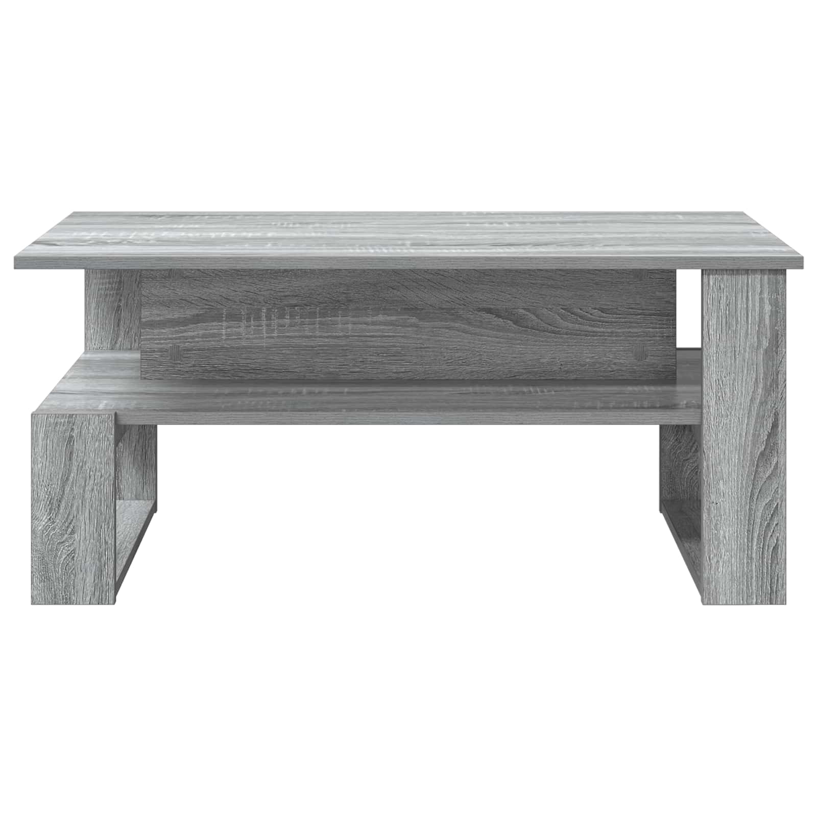 Salontafel Grijs Sonoma 90 x 50 x 40 cm Bewerkt hout is nu te koop bij PeponiXL, paradijselijk wonen!
