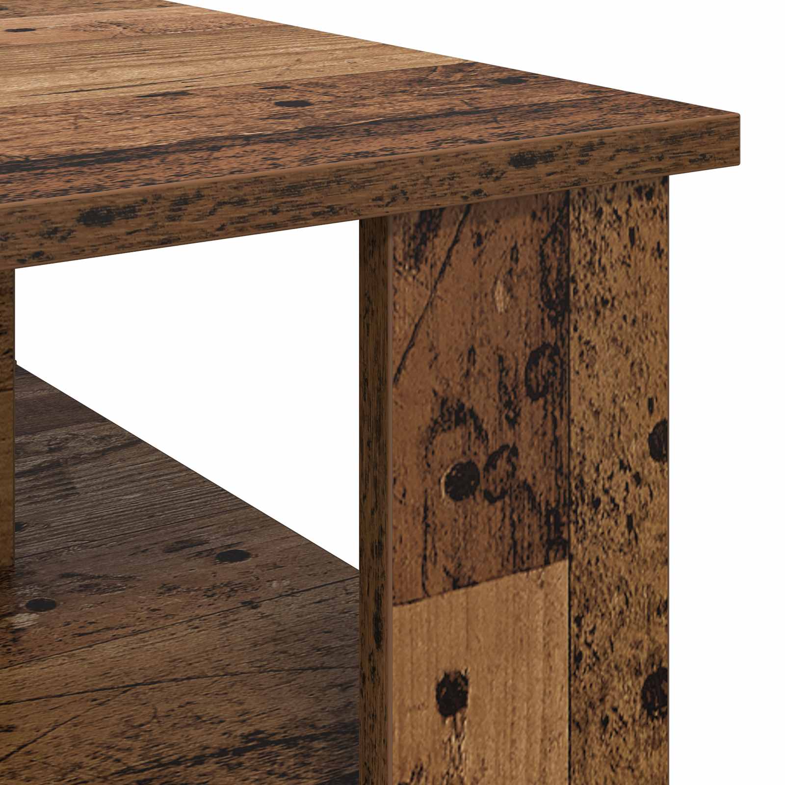 Salontafel Oudhout 90 x 50 x 40 cm Bewerkt hout is nu te koop bij PeponiXL, paradijselijk wonen!