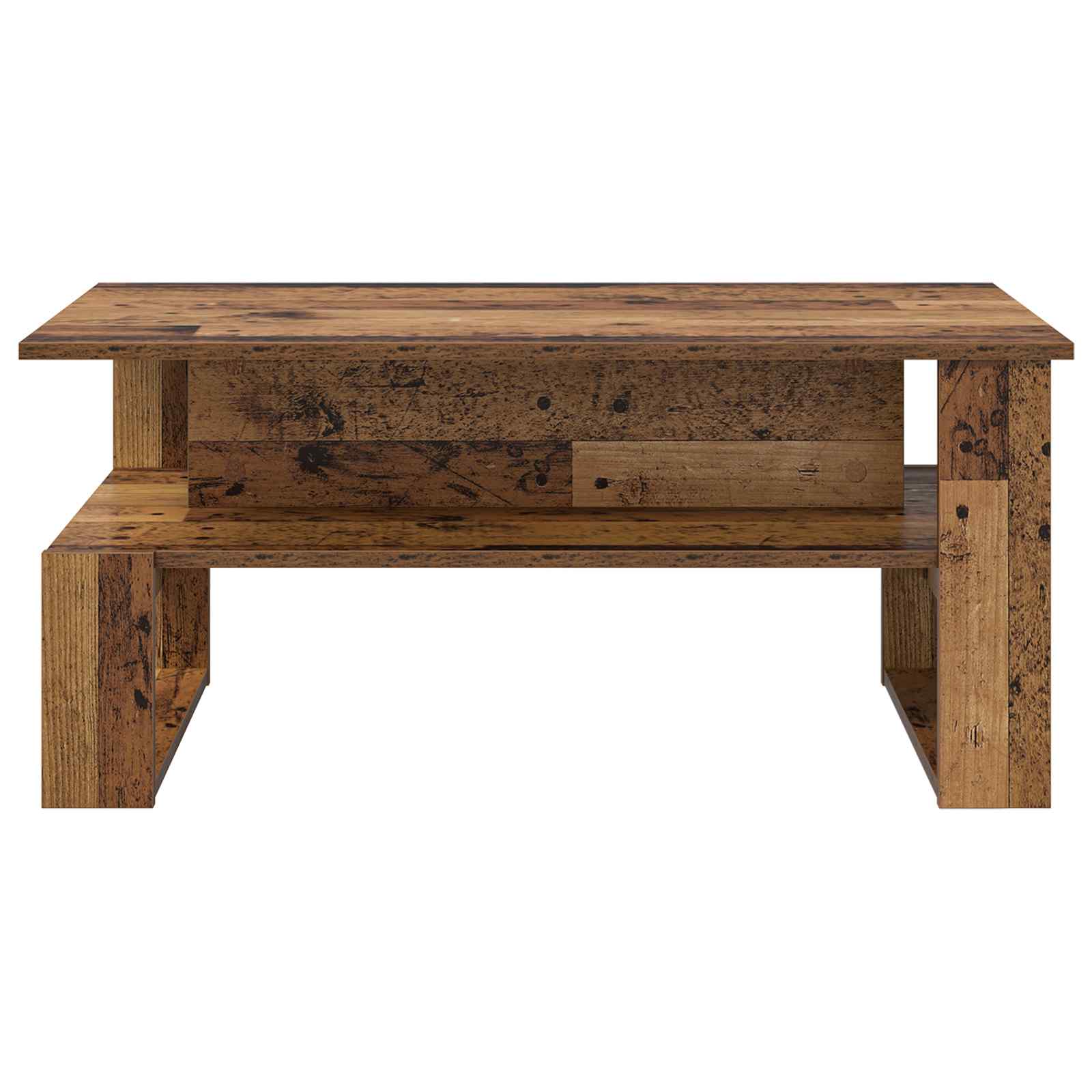 Salontafel Oudhout 90 x 50 x 40 cm Bewerkt hout is nu te koop bij PeponiXL, paradijselijk wonen!