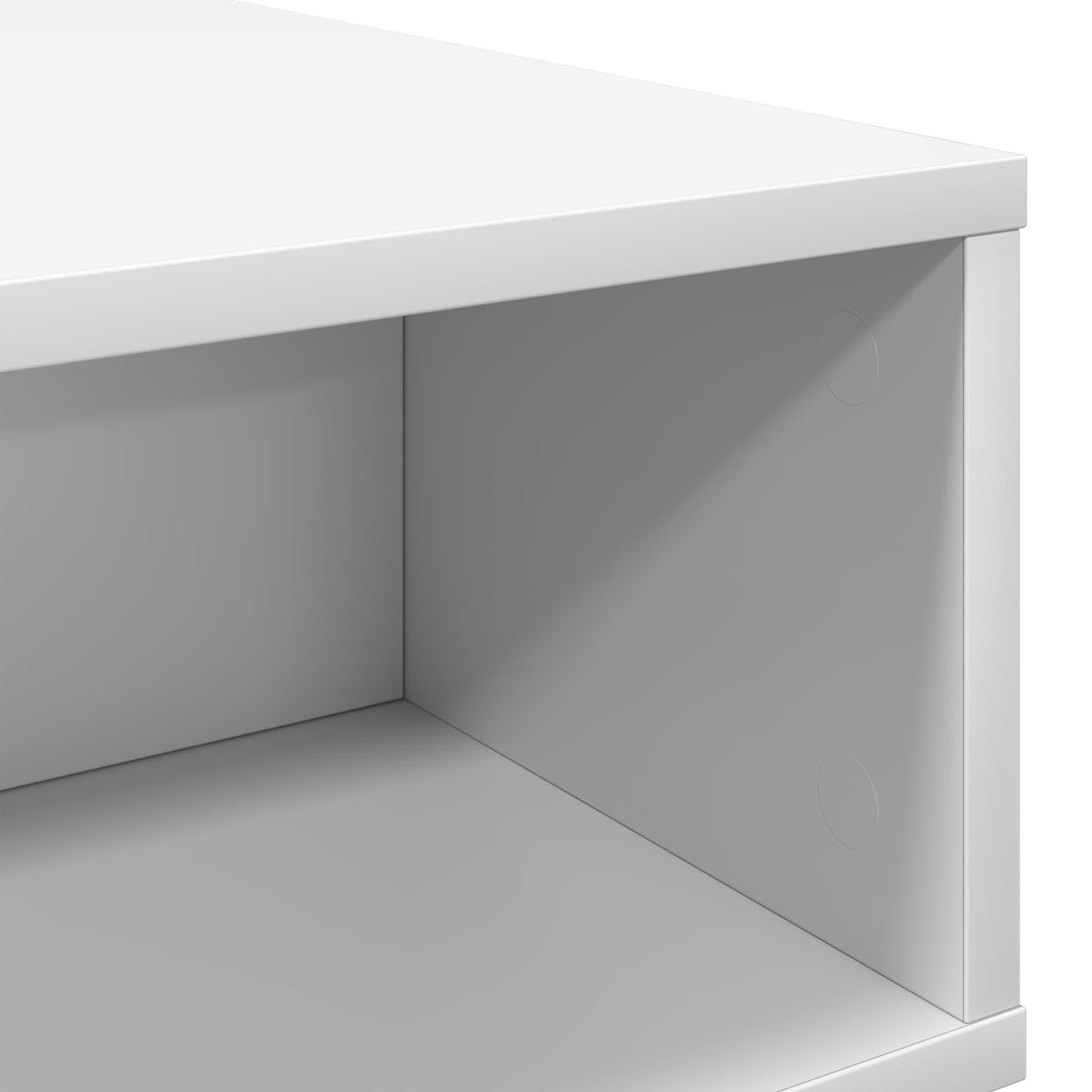 Salontafel Wit 80 x 46 x 35 cm Bewerkt hout is nu te koop bij PeponiXL, paradijselijk wonen!