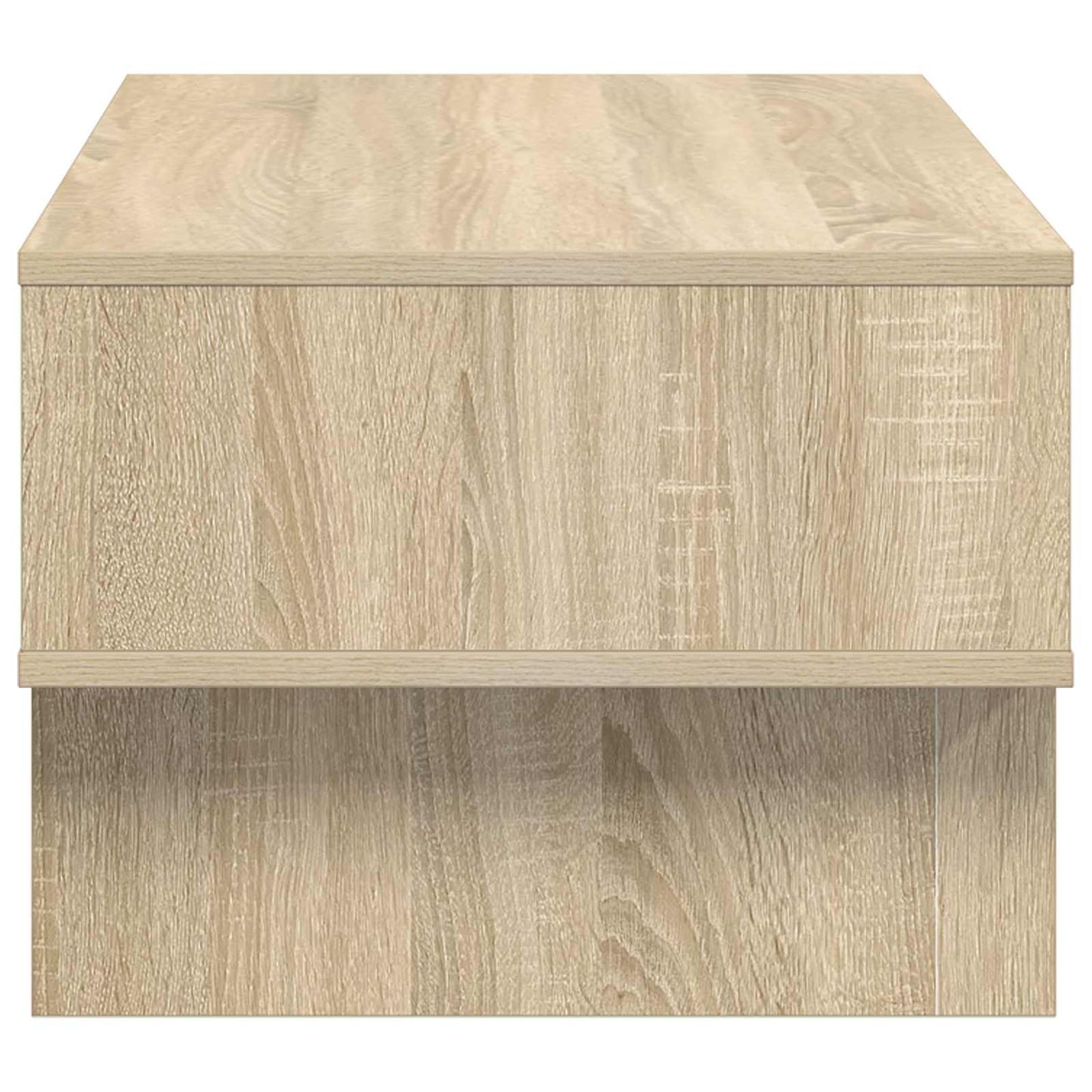 Salontafel Sonoma Eiken 80 x 46 x 35 cm Bewerkt hout is nu te koop bij PeponiXL, paradijselijk wonen!