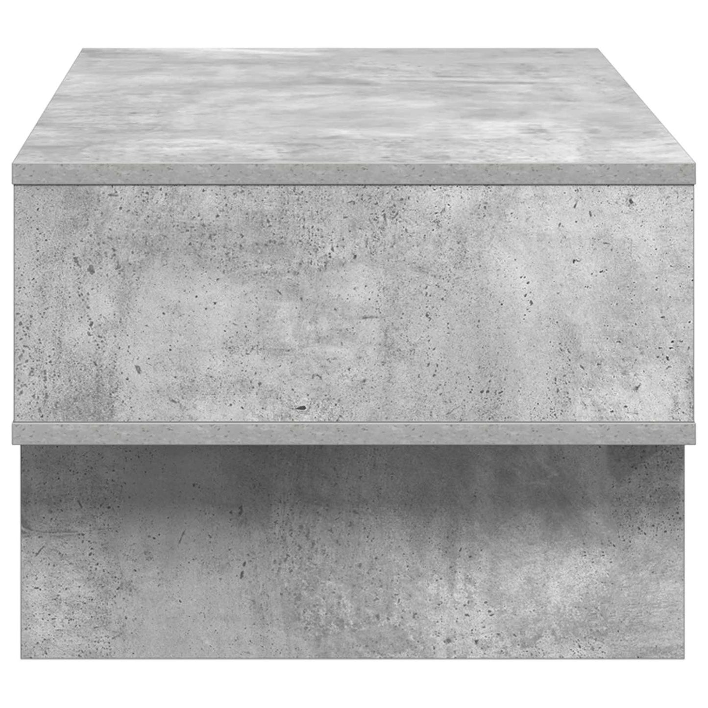 Salontafel Beton Grijs 80 x 46 x 35 cm Bewerkt hout is nu te koop bij PeponiXL, paradijselijk wonen!
