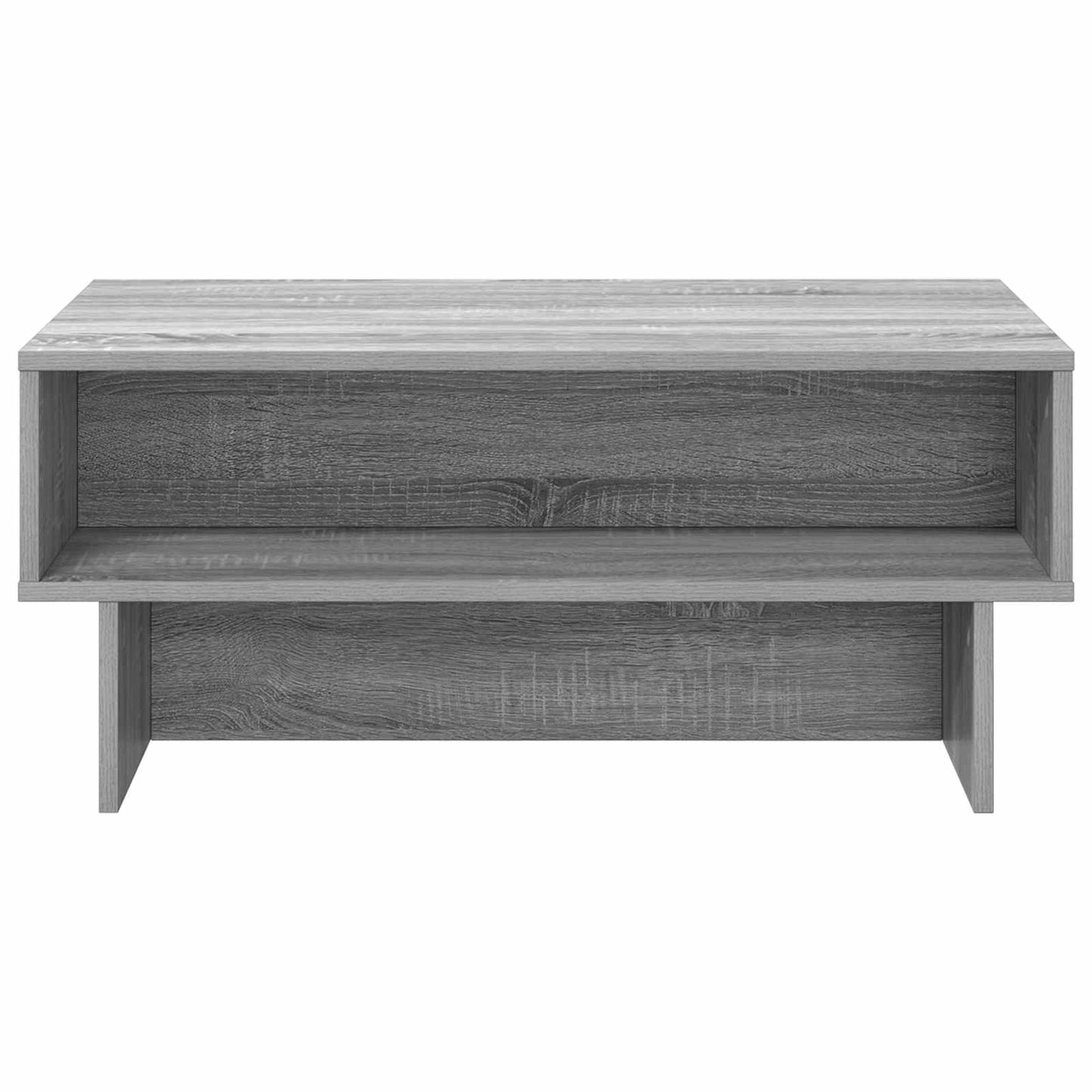 Salontafel Grijs Sonoma 80 x 46 x 35 cm Bewerkt hout is nu te koop bij PeponiXL, paradijselijk wonen!