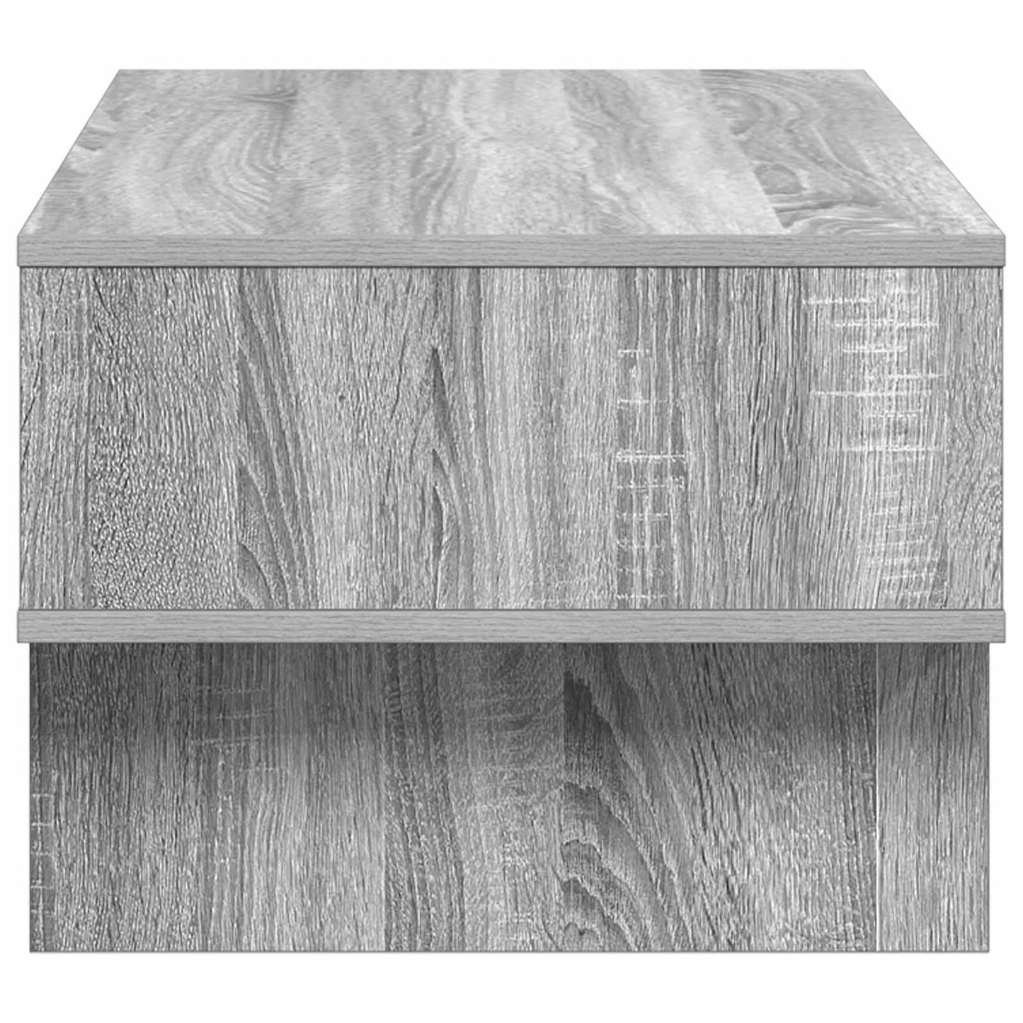 Salontafel Grijs Sonoma 80 x 46 x 35 cm Bewerkt hout is nu te koop bij PeponiXL, paradijselijk wonen!