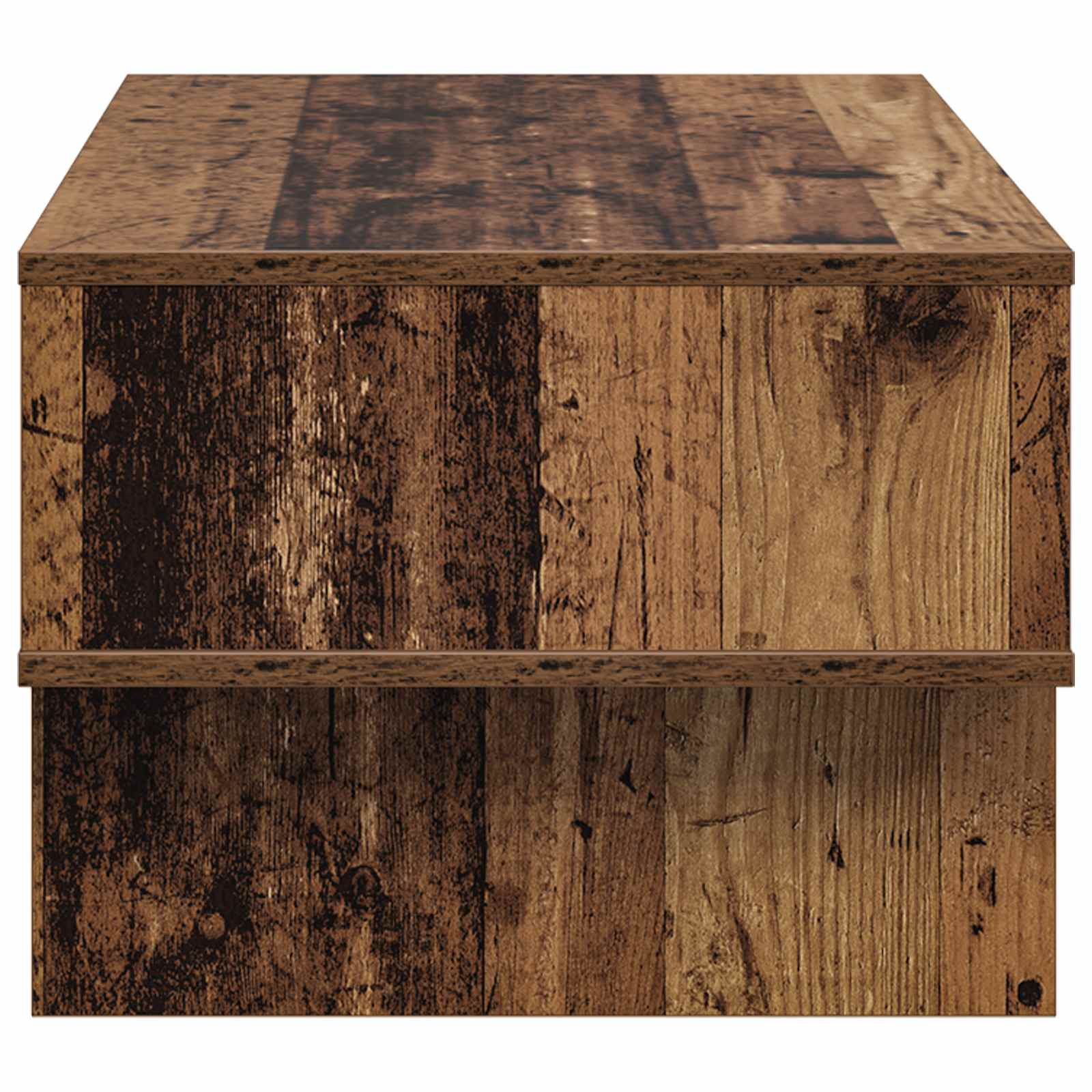 Salontafel Oudhout 80 x 46 x 35 cm Bewerkt hout is nu te koop bij PeponiXL, paradijselijk wonen!