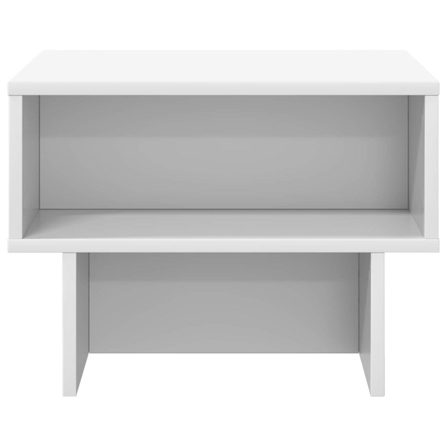 Salontafel Wit 48 x 46 x 35 cm Bewerkt hout is nu te koop bij PeponiXL, paradijselijk wonen!