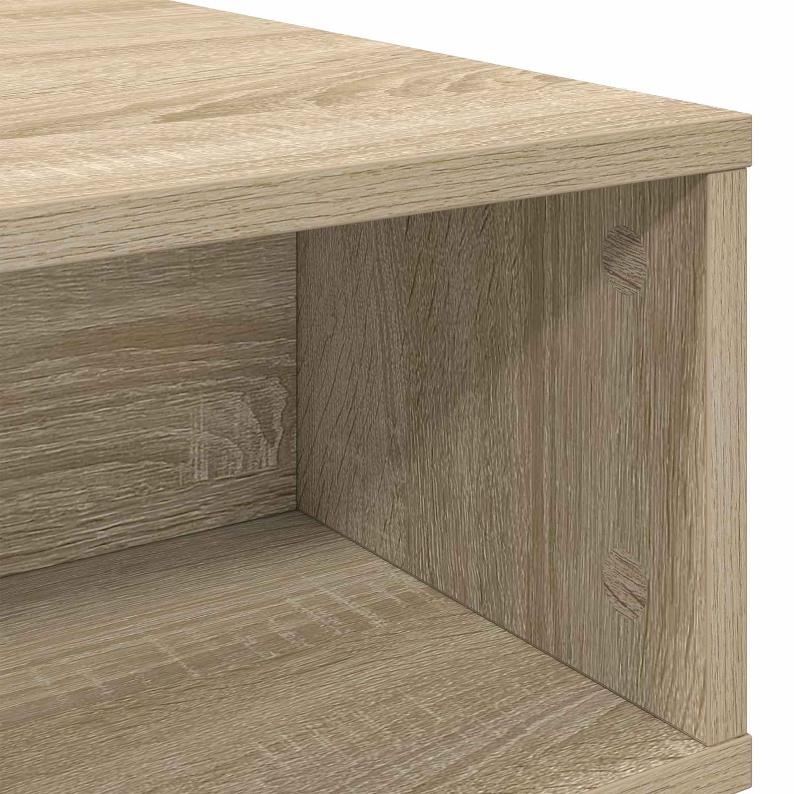 Salontafel Sonoma Eiken 48 x 46 x 35 cm Bewerkt hout is nu te koop bij PeponiXL, paradijselijk wonen!