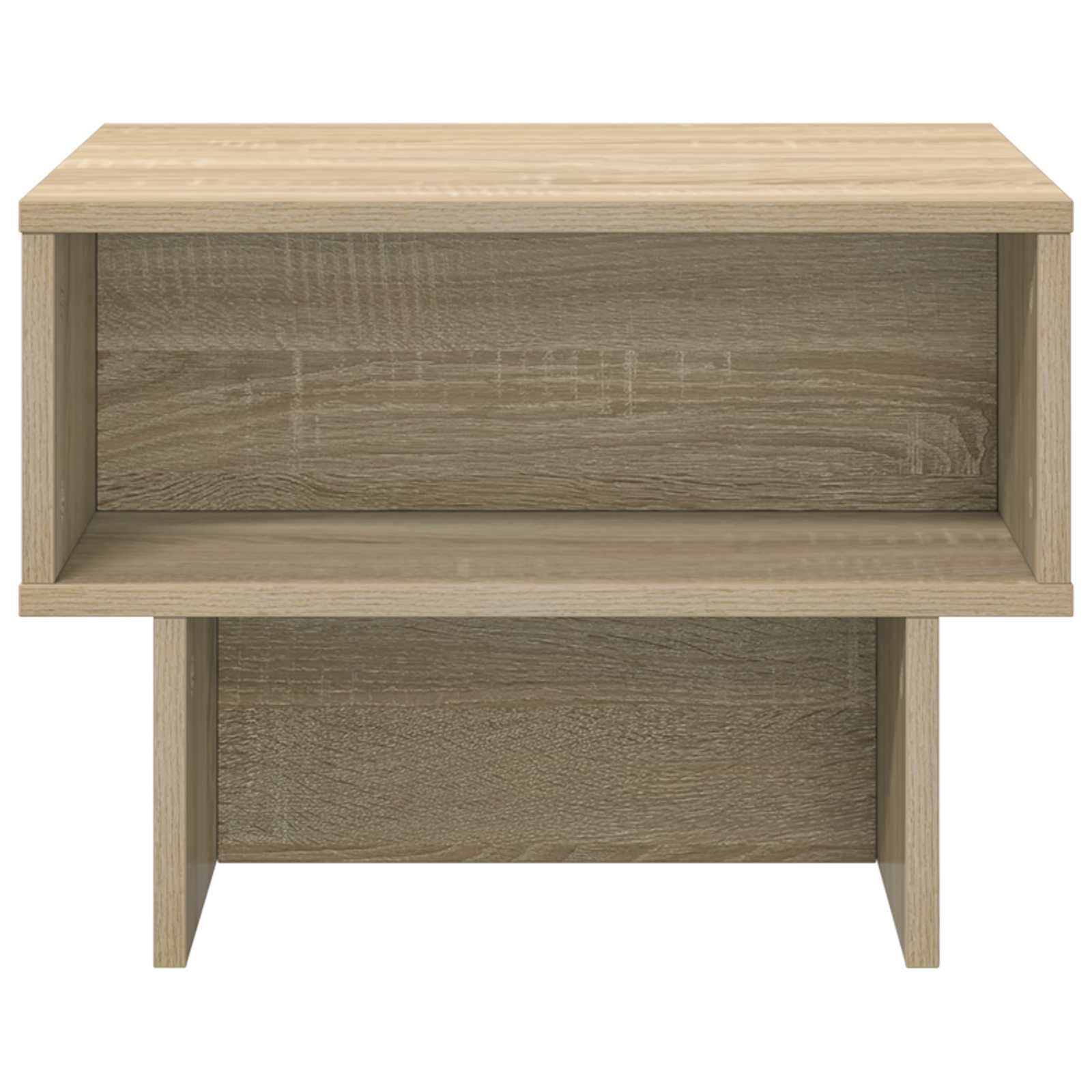 Salontafel Sonoma Eiken 48 x 46 x 35 cm Bewerkt hout is nu te koop bij PeponiXL, paradijselijk wonen!