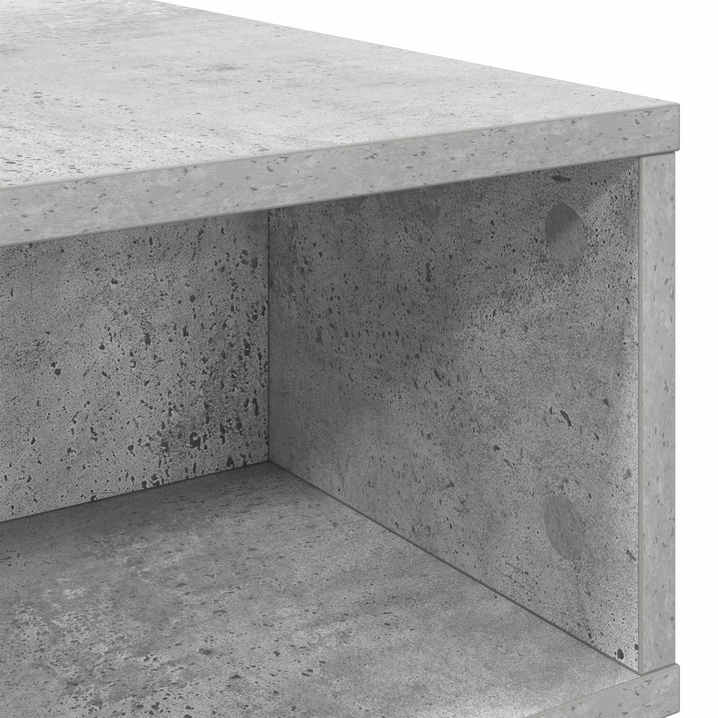 Salontafel Beton Grijs 48 x 46 x 35 cm Bewerkt hout is nu te koop bij PeponiXL, paradijselijk wonen!