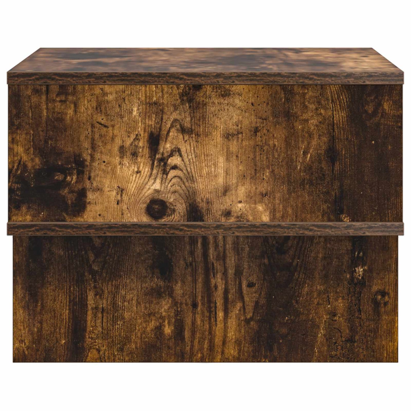 Salontafel Gerookt eiken 48 x 46 x 35 cm Bewerkt hout is nu te koop bij PeponiXL, paradijselijk wonen!
