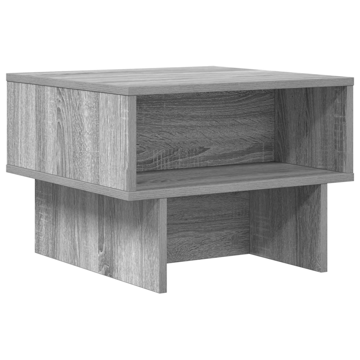 Salontafel Grijs Sonoma 48 x 46 x 35 cm Bewerkt hout is nu te koop bij PeponiXL, paradijselijk wonen!