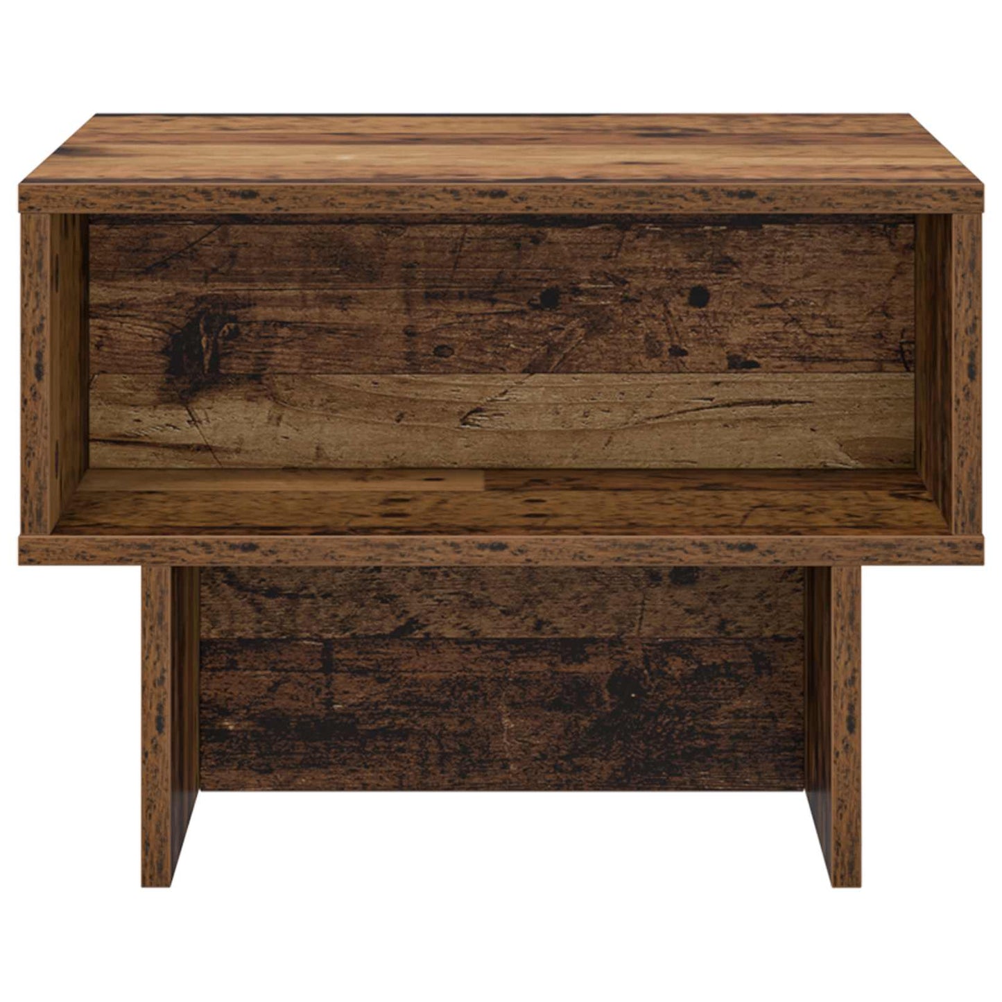 Salontafel Oudhout 48 x 46 x 35 cm Bewerkt hout is nu te koop bij PeponiXL, paradijselijk wonen!