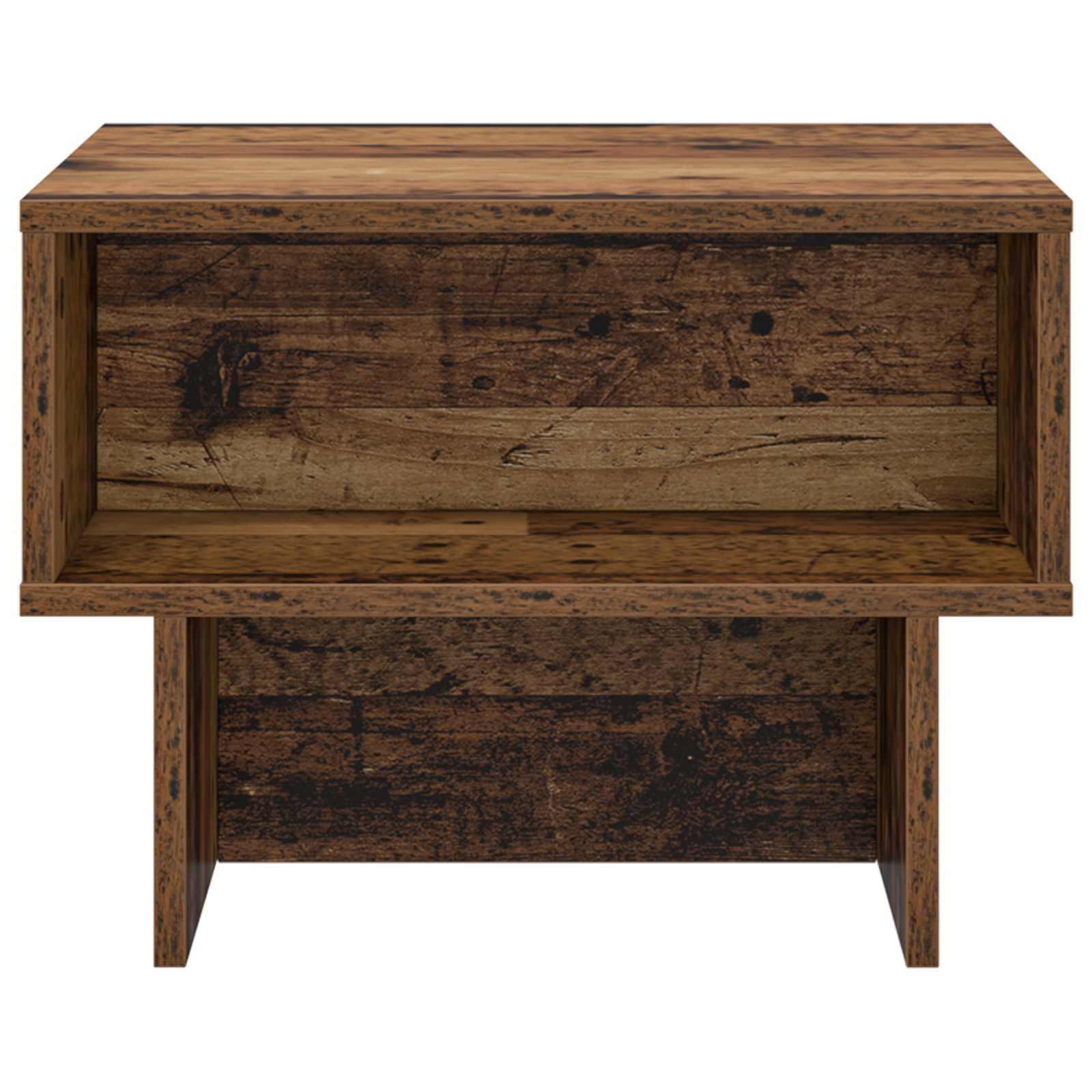 Salontafel Oudhout 48 x 46 x 35 cm Bewerkt hout is nu te koop bij PeponiXL, paradijselijk wonen!