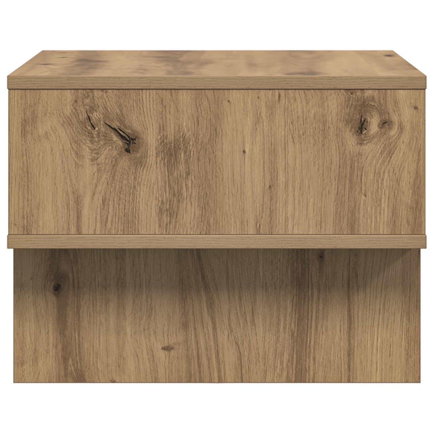 Salontafel Artisan Eiken 48 x 46 x 35 cm Bewerkt hout is nu te koop bij PeponiXL, paradijselijk wonen!