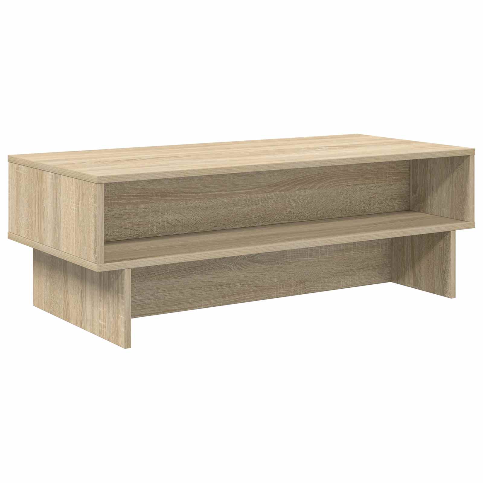 Salontafel Sonoma Eiken 100 x 46 x 35 cm Bewerkt hout is nu te koop bij PeponiXL, paradijselijk wonen!