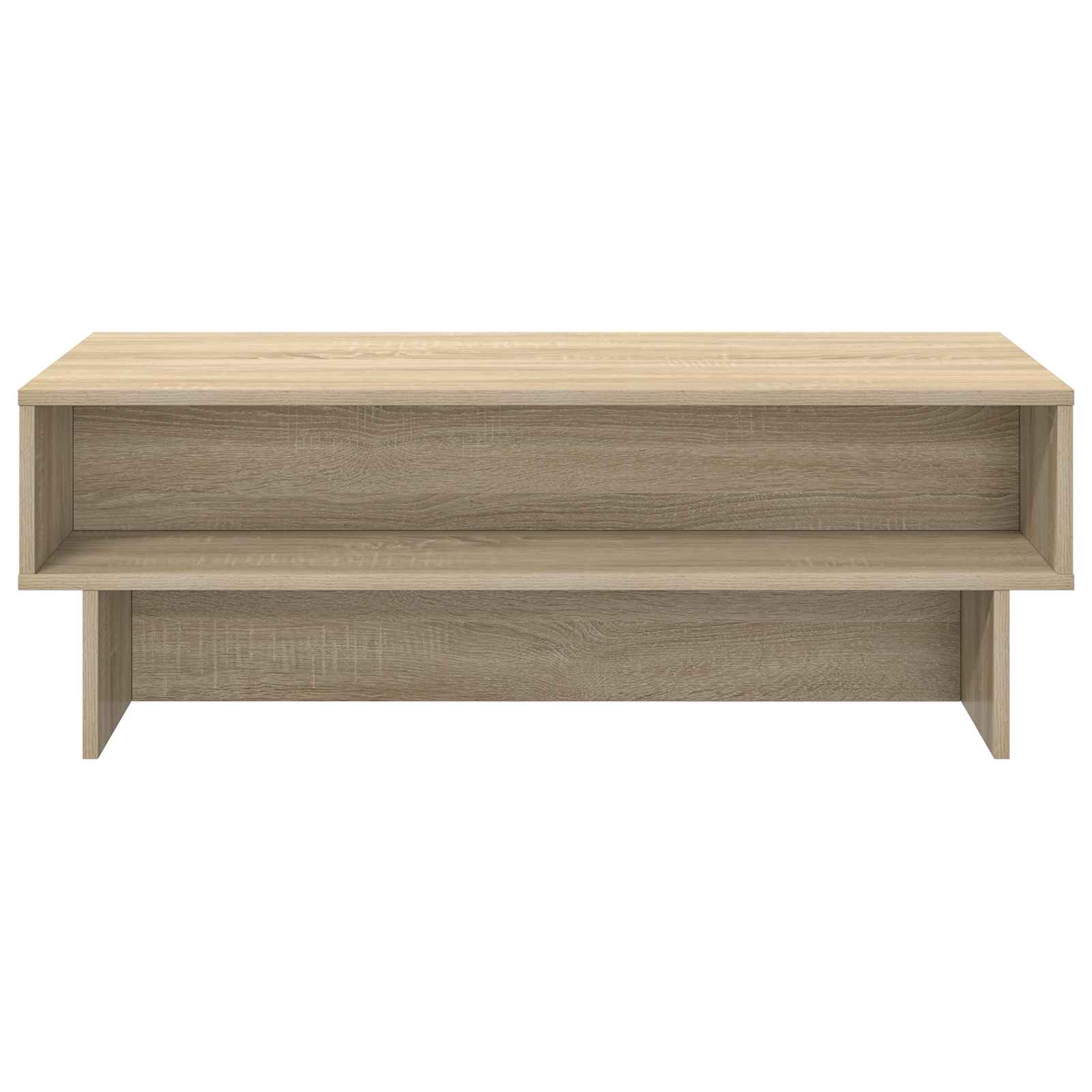 Salontafel Sonoma Eiken 100 x 46 x 35 cm Bewerkt hout is nu te koop bij PeponiXL, paradijselijk wonen!