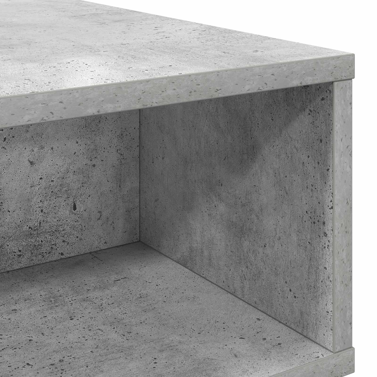 Salontafel Beton Grijs 100 x 46 x 35 cm Bewerkt hout is nu te koop bij PeponiXL, paradijselijk wonen!