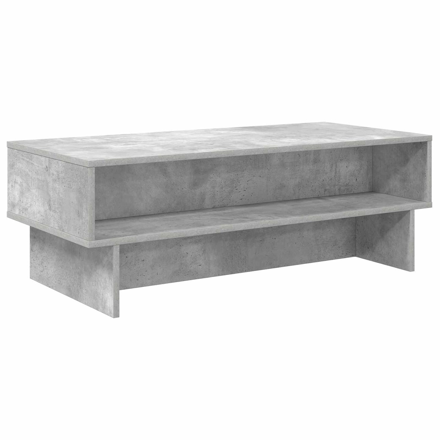Salontafel Beton Grijs 100 x 46 x 35 cm Bewerkt hout is nu te koop bij PeponiXL, paradijselijk wonen!