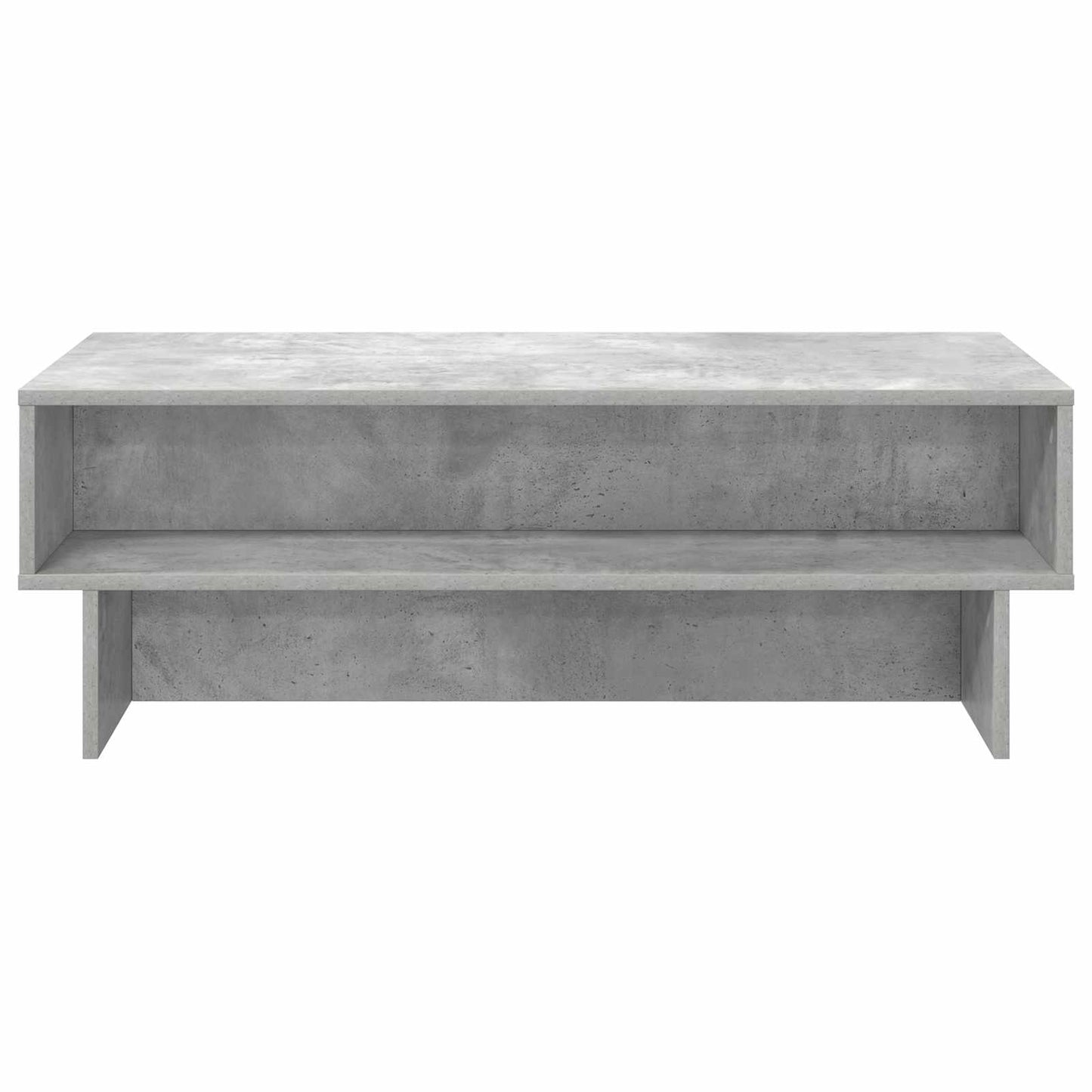 Salontafel Beton Grijs 100 x 46 x 35 cm Bewerkt hout is nu te koop bij PeponiXL, paradijselijk wonen!
