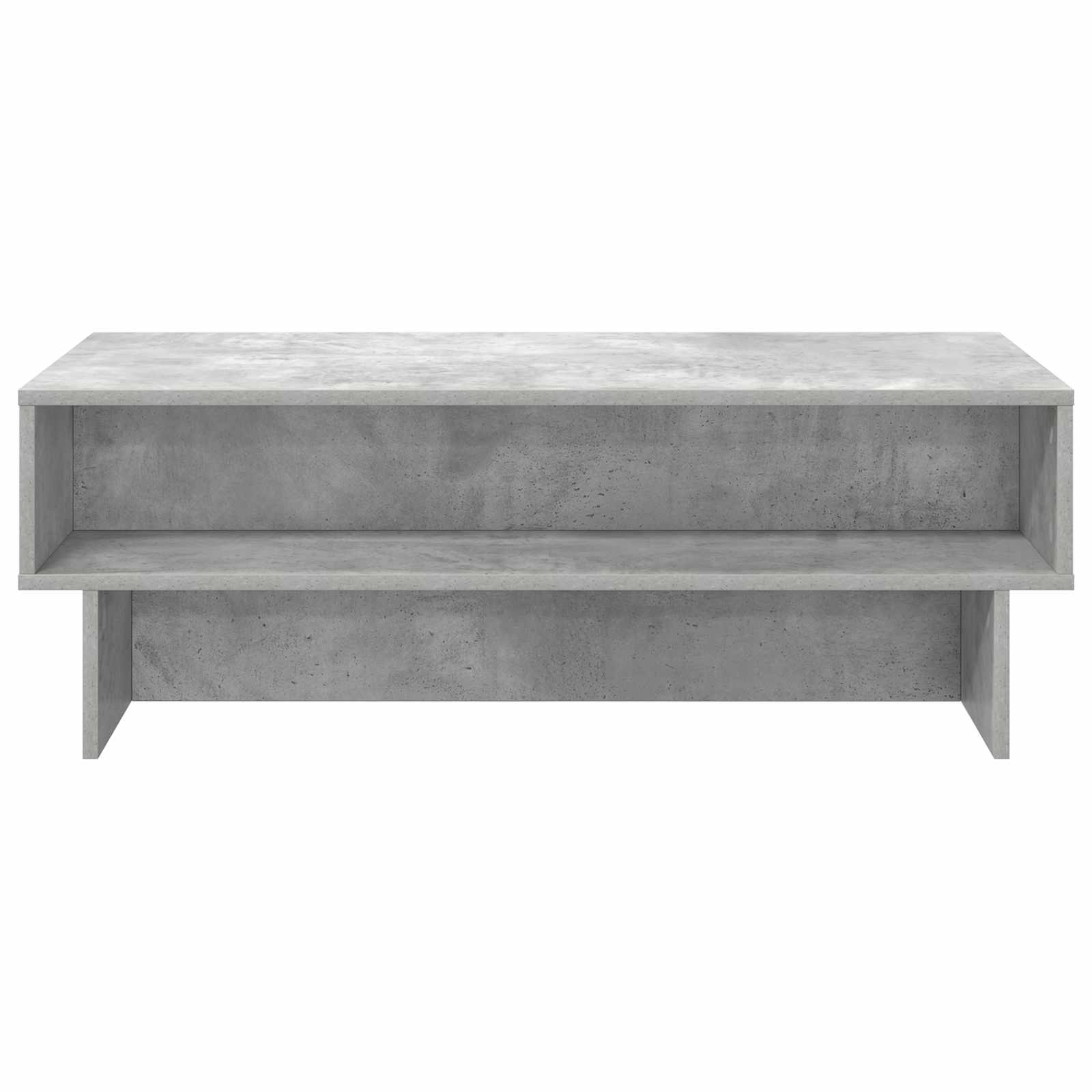 Salontafel Beton Grijs 100 x 46 x 35 cm Bewerkt hout is nu te koop bij PeponiXL, paradijselijk wonen!