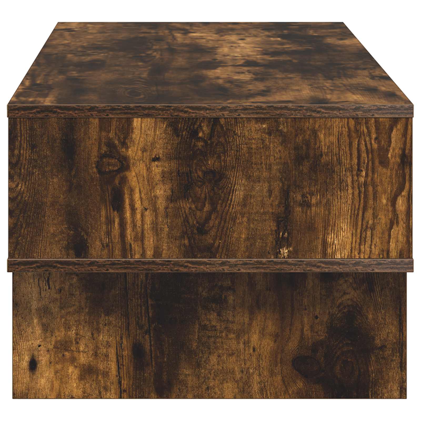 Salontafel Gerookt eiken 100 x 46 x 35 cm Bewerkt hout is nu te koop bij PeponiXL, paradijselijk wonen!