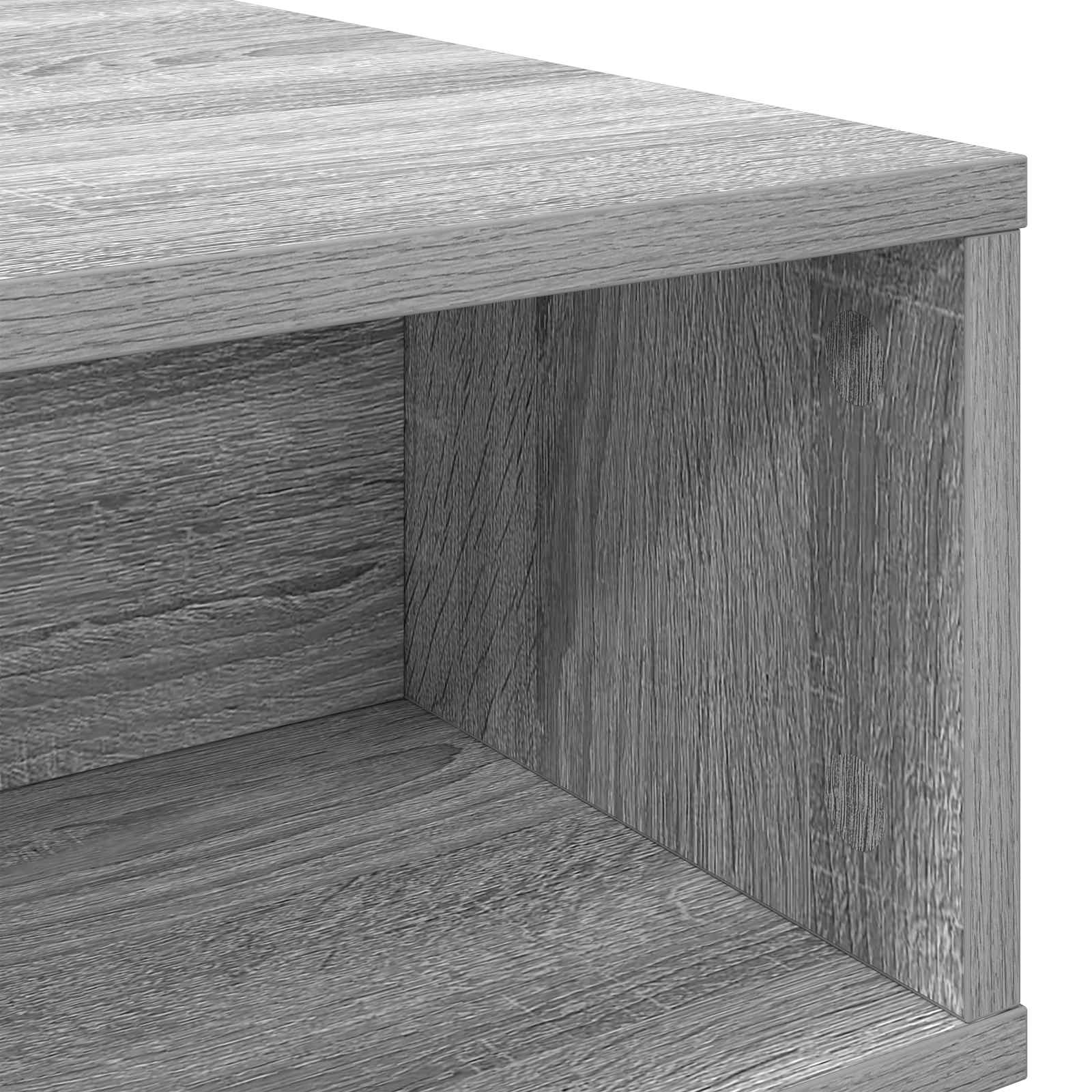 Salontafel Grijs Sonoma 100 x 46 x 35 cm Bewerkt hout is nu te koop bij PeponiXL, paradijselijk wonen!