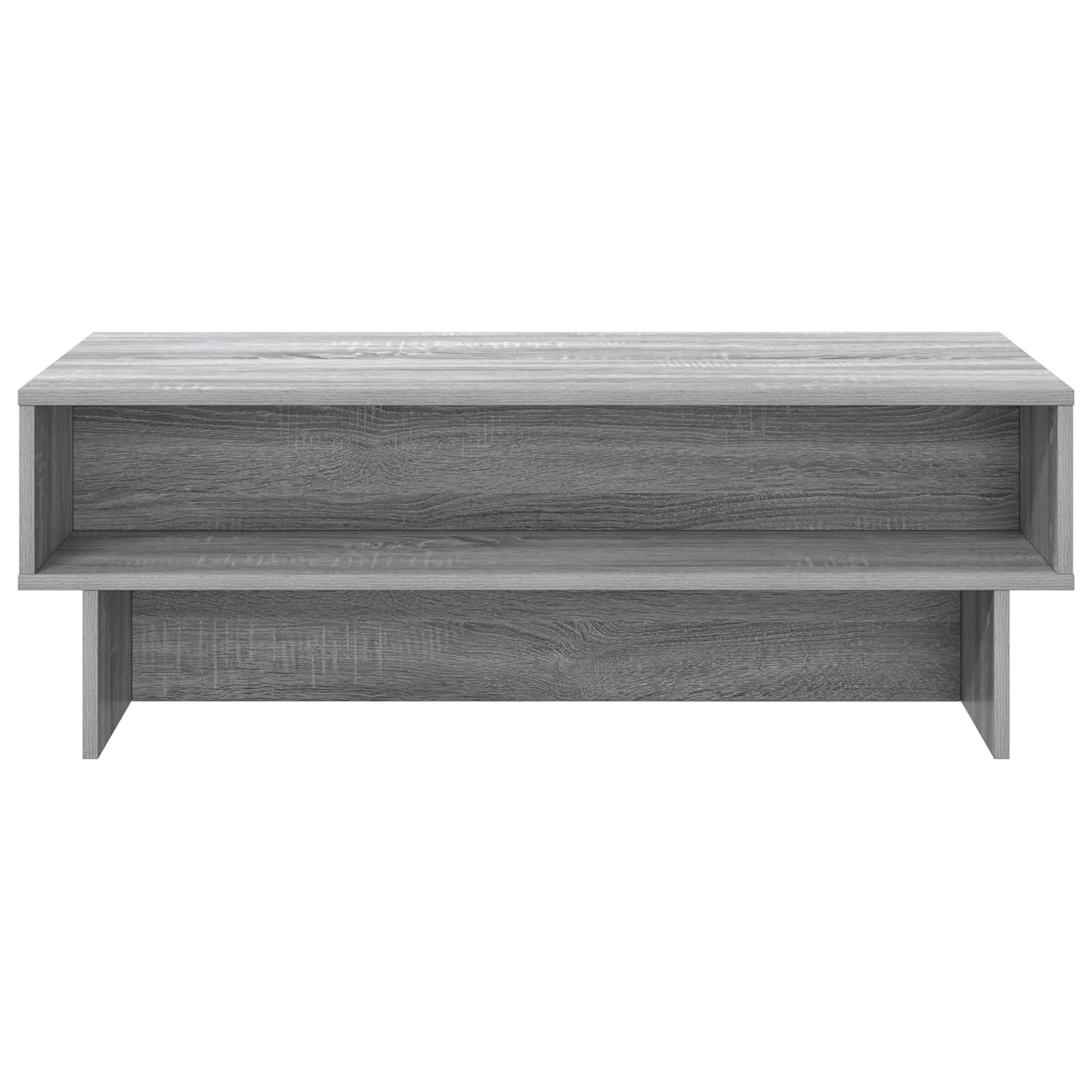 Salontafel Grijs Sonoma 100 x 46 x 35 cm Bewerkt hout is nu te koop bij PeponiXL, paradijselijk wonen!