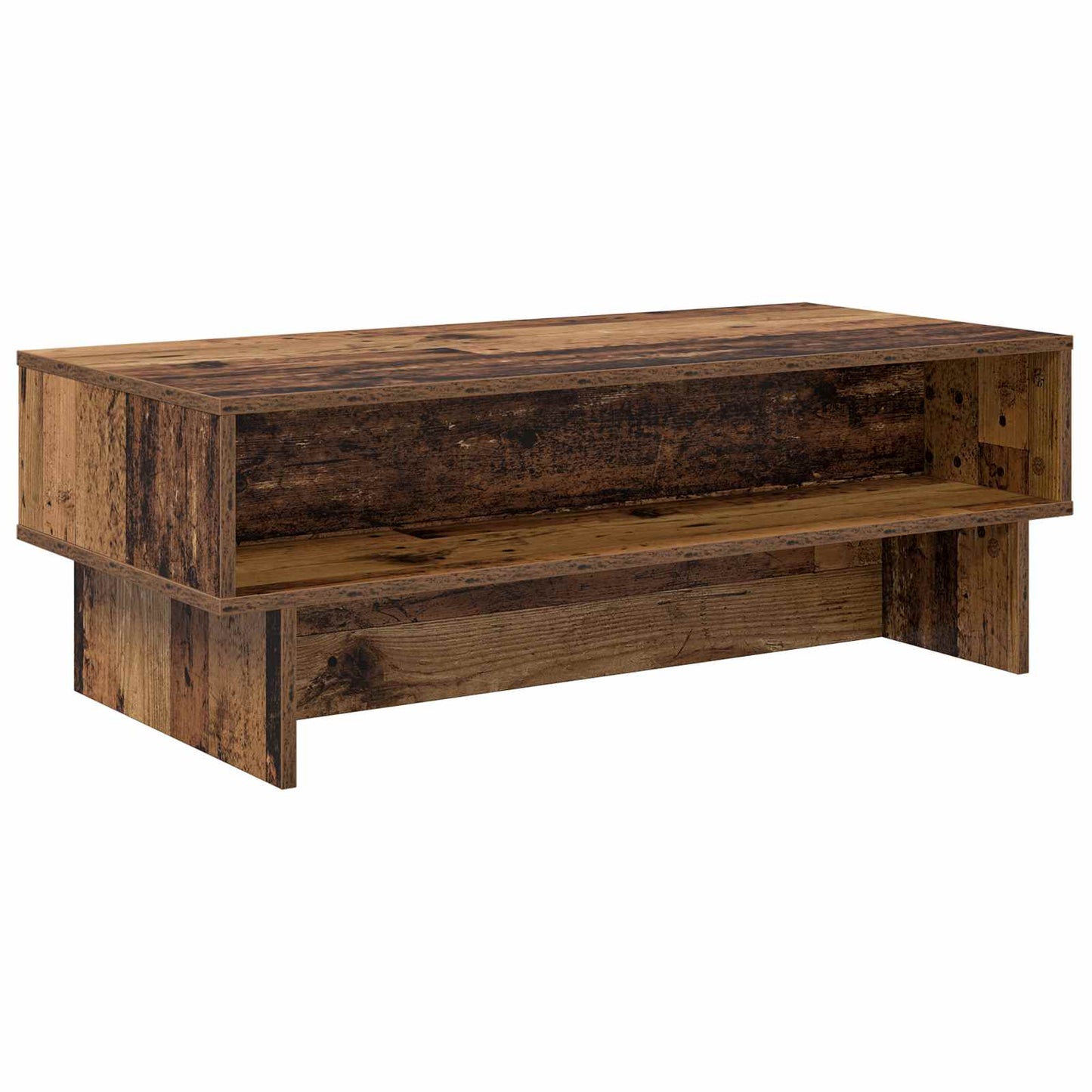 Salontafel Oudhout 100 x 46 x 35 cm Bewerkt hout is nu te koop bij PeponiXL, paradijselijk wonen!