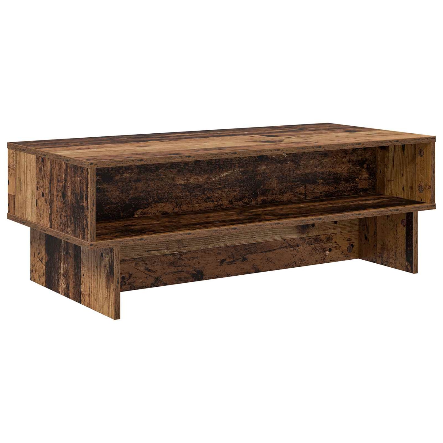 Salontafel Oudhout 100 x 46 x 35 cm Bewerkt hout is nu te koop bij PeponiXL, paradijselijk wonen!