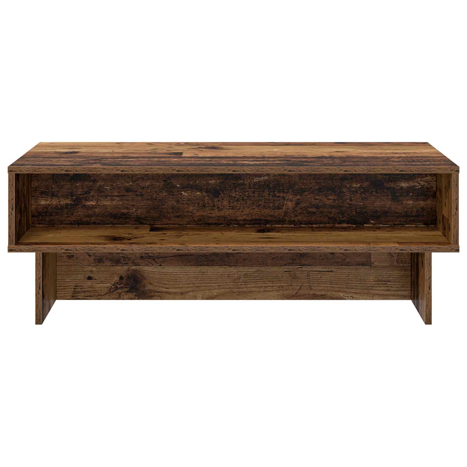 Salontafel Oudhout 100 x 46 x 35 cm Bewerkt hout is nu te koop bij PeponiXL, paradijselijk wonen!