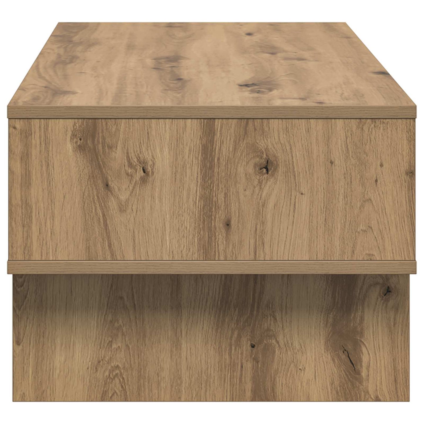 Salontafel Artisan Eiken 100 x 46 x 35 cm Bewerkt hout is nu te koop bij PeponiXL, paradijselijk wonen!