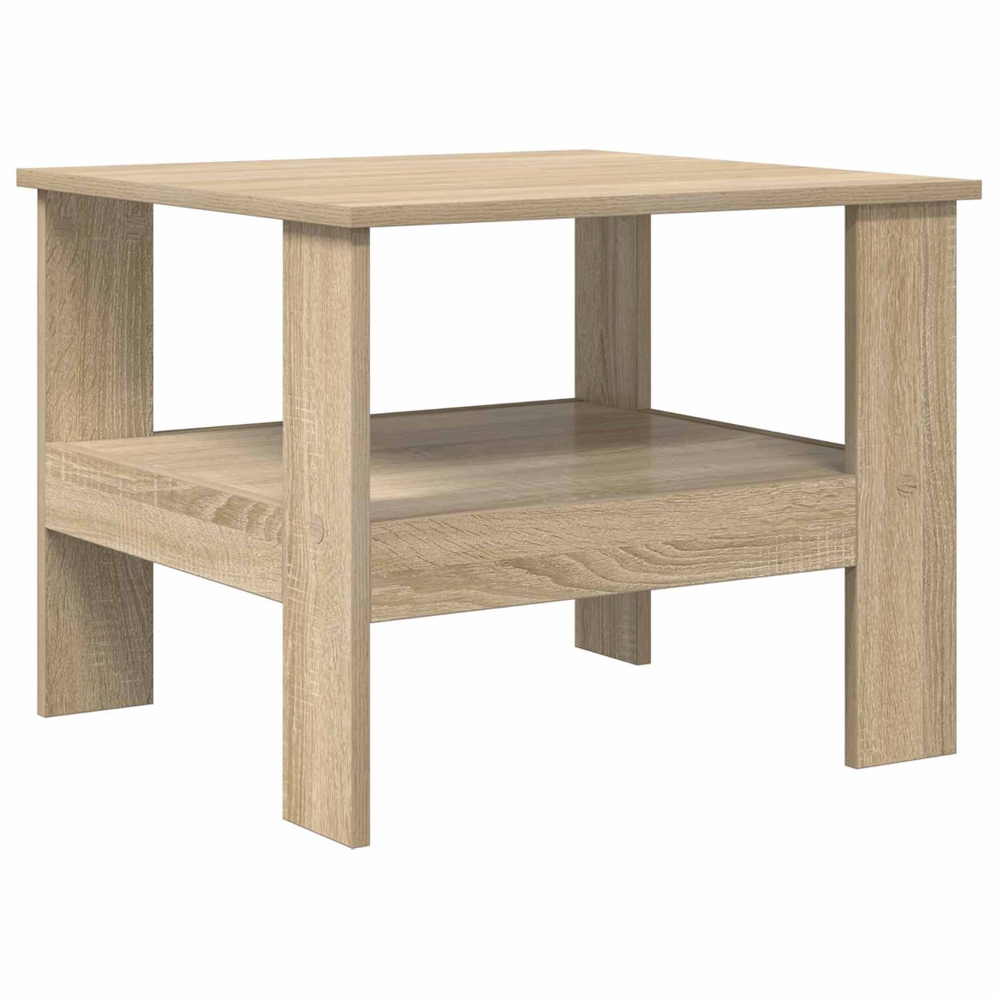 Salontafel Sonoma Eiken 57 x 55 x 45 cm Bewerkt hout is nu te koop bij PeponiXL, paradijselijk wonen!