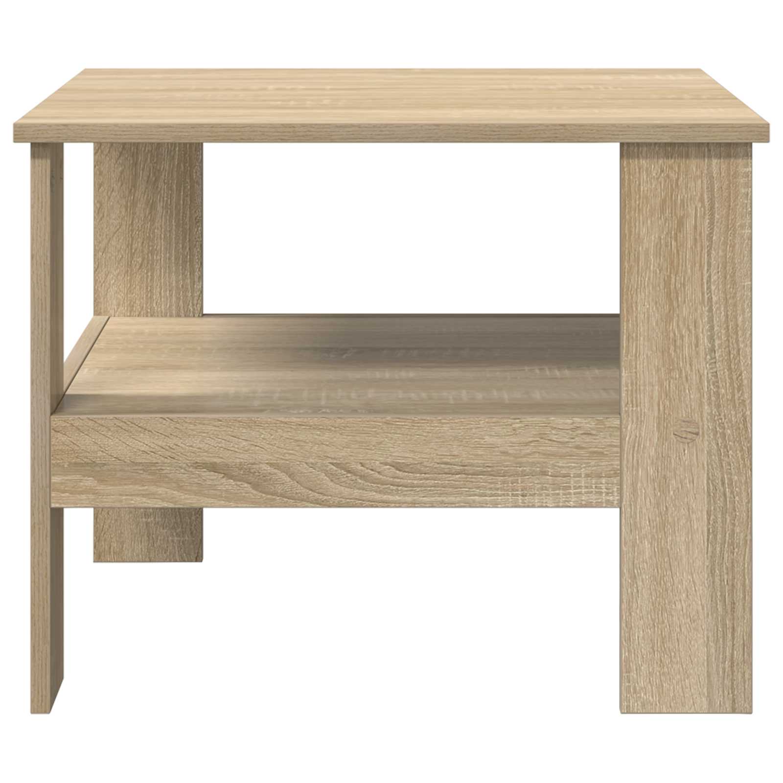 Salontafel Sonoma Eiken 57 x 55 x 45 cm Bewerkt hout is nu te koop bij PeponiXL, paradijselijk wonen!