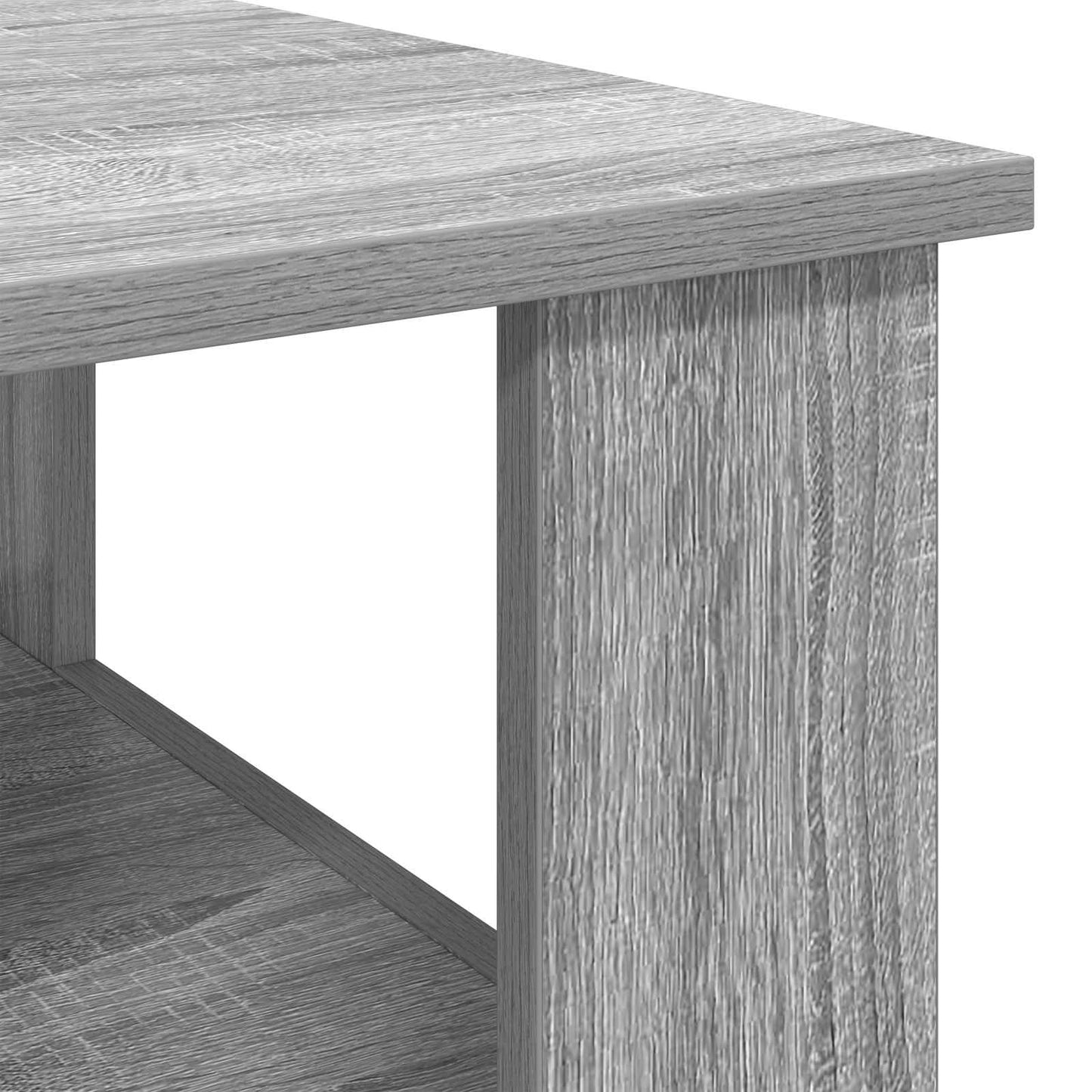 Salontafel Grijs Sonoma 57 x 55 x 45 cm Bewerkt hout is nu te koop bij PeponiXL, paradijselijk wonen!