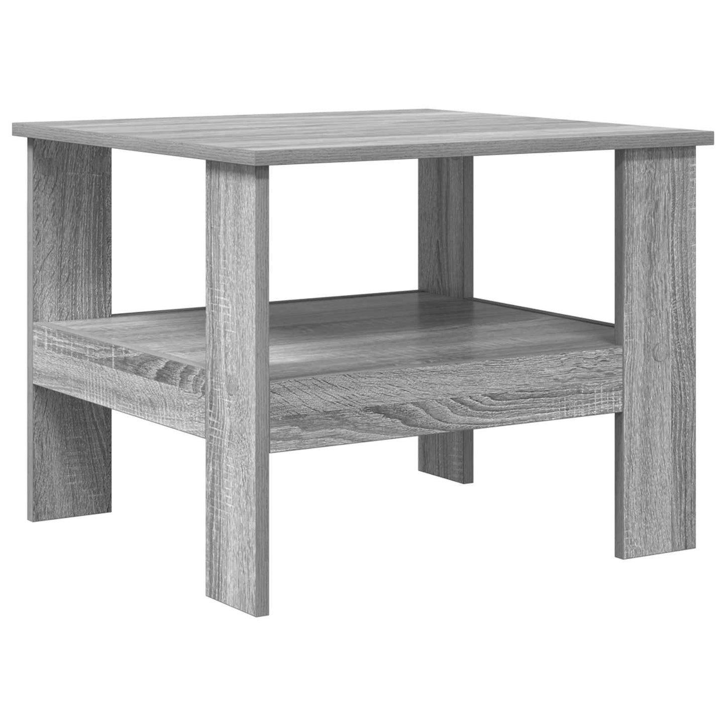 Salontafel Grijs Sonoma 57 x 55 x 45 cm Bewerkt hout is nu te koop bij PeponiXL, paradijselijk wonen!